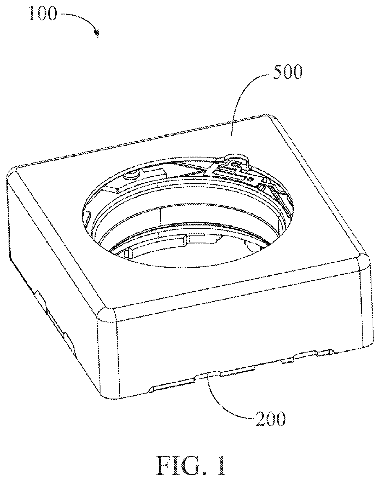 Patent US12107482 Figure 1 – Voice coil motor assembly