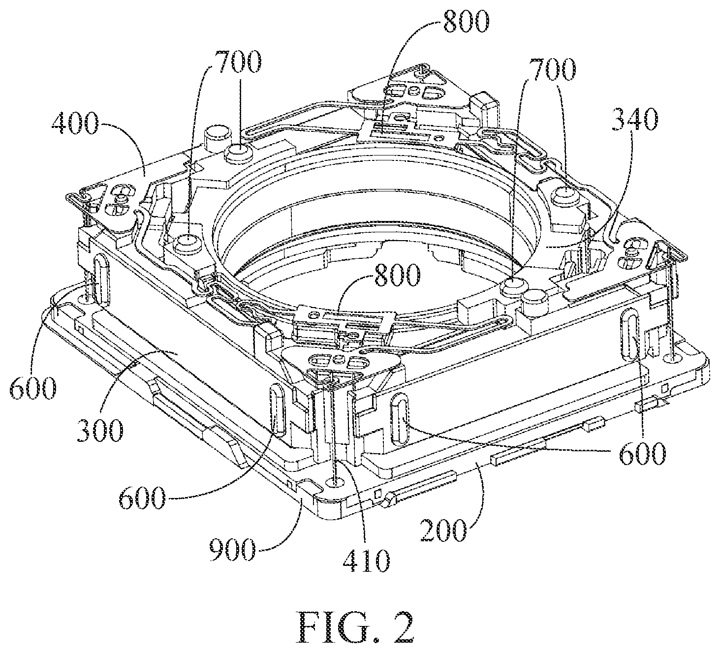 Patent US12107482 Figure 2 – Voice coil motor assembly