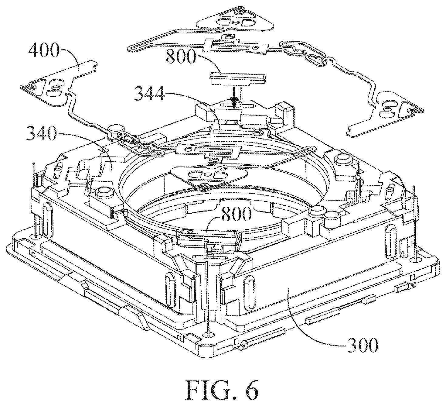 Patent US12107482 Figure 6 – Voice coil motor assembly