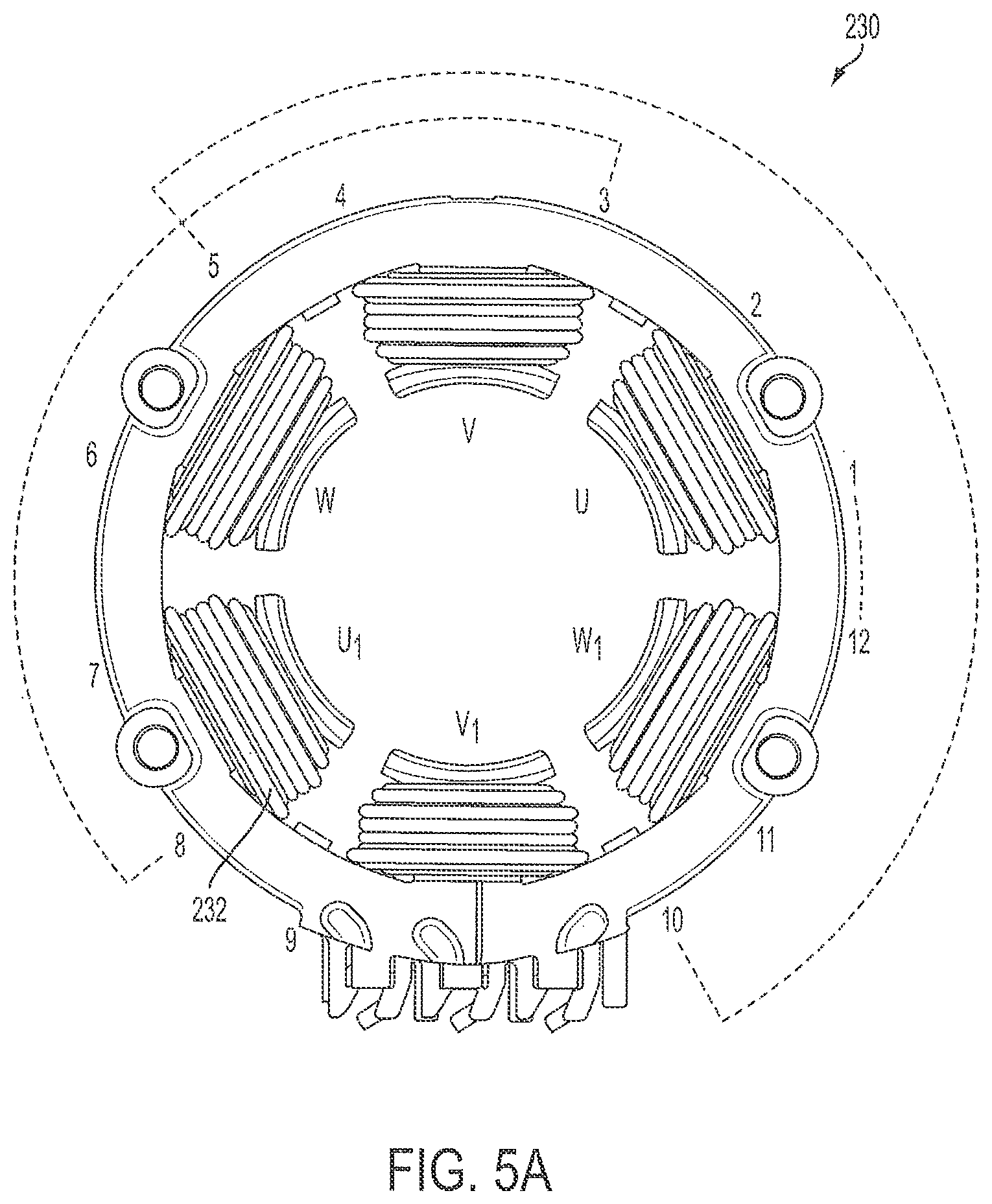 Patent US12107483 Figure 7 – Brushless motor for a power tool