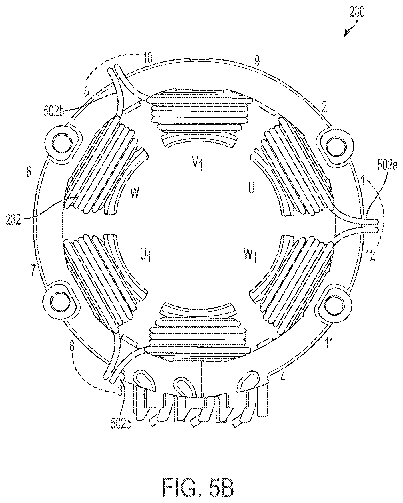 Patent US12107483 Figure 8 – Brushless motor for a power tool