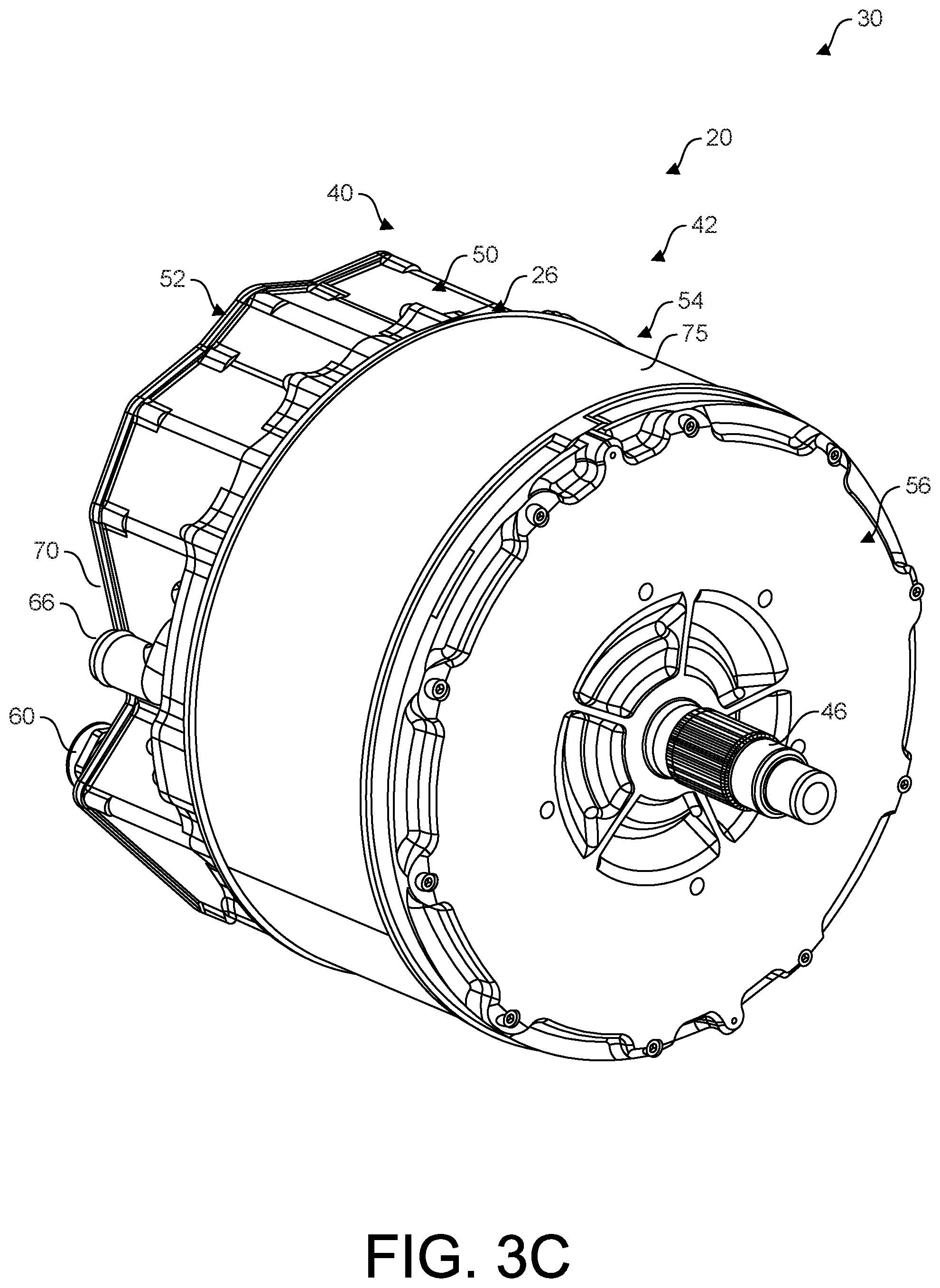Patent US12107484 Figure 5 – Drive unit for electric vehicle