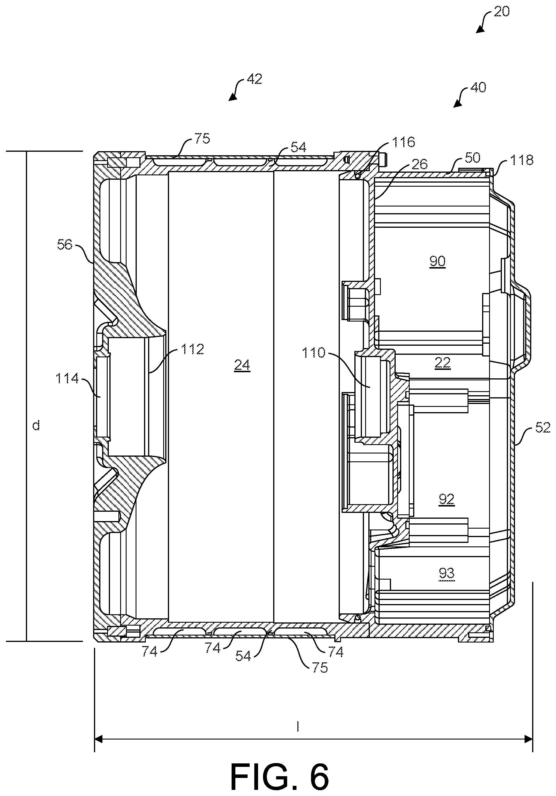 Patent US12107484 Figure 8 – Drive unit for electric vehicle
