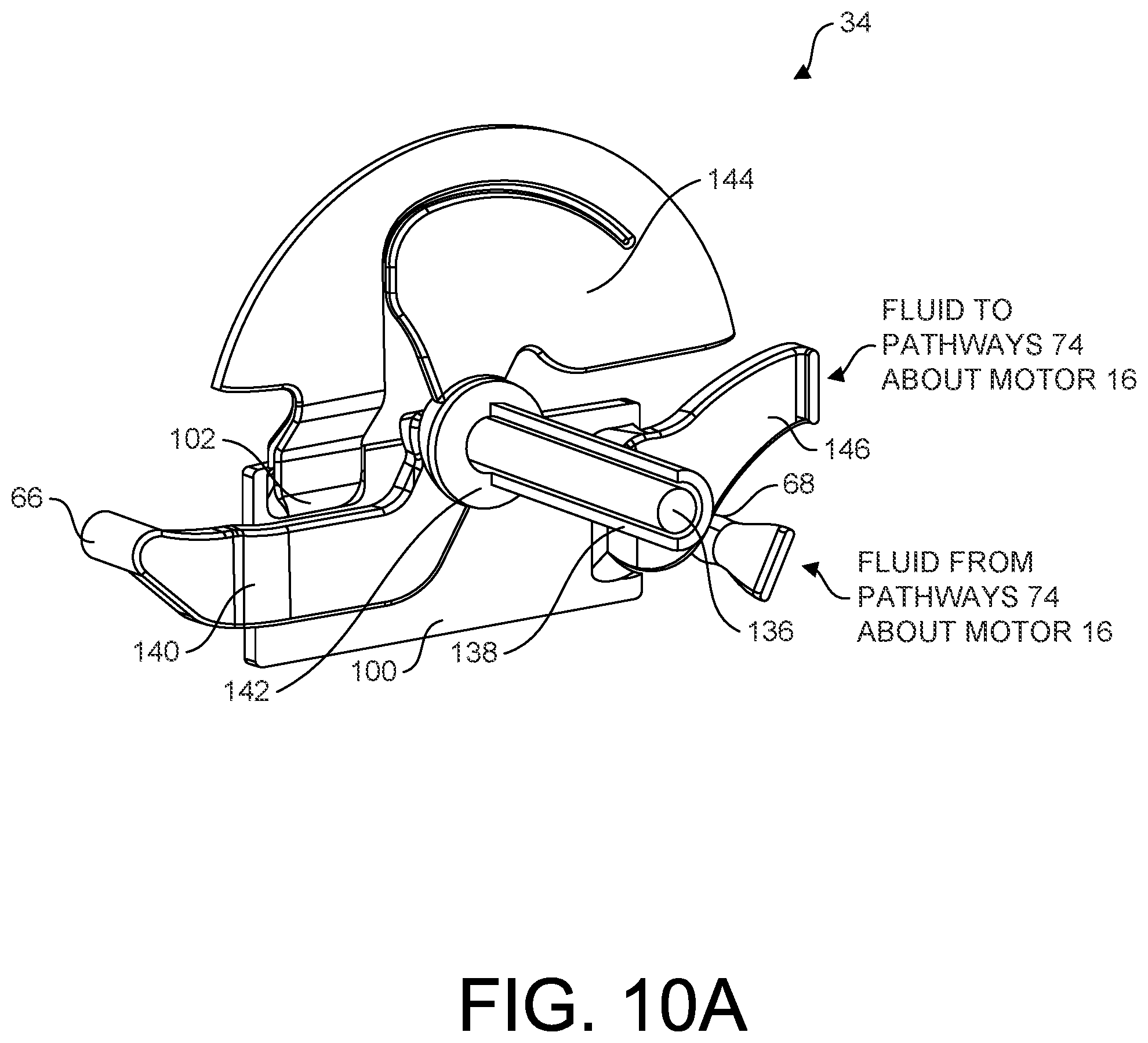 Patent US12107484 Figure 12 – Drive unit for electric vehicle