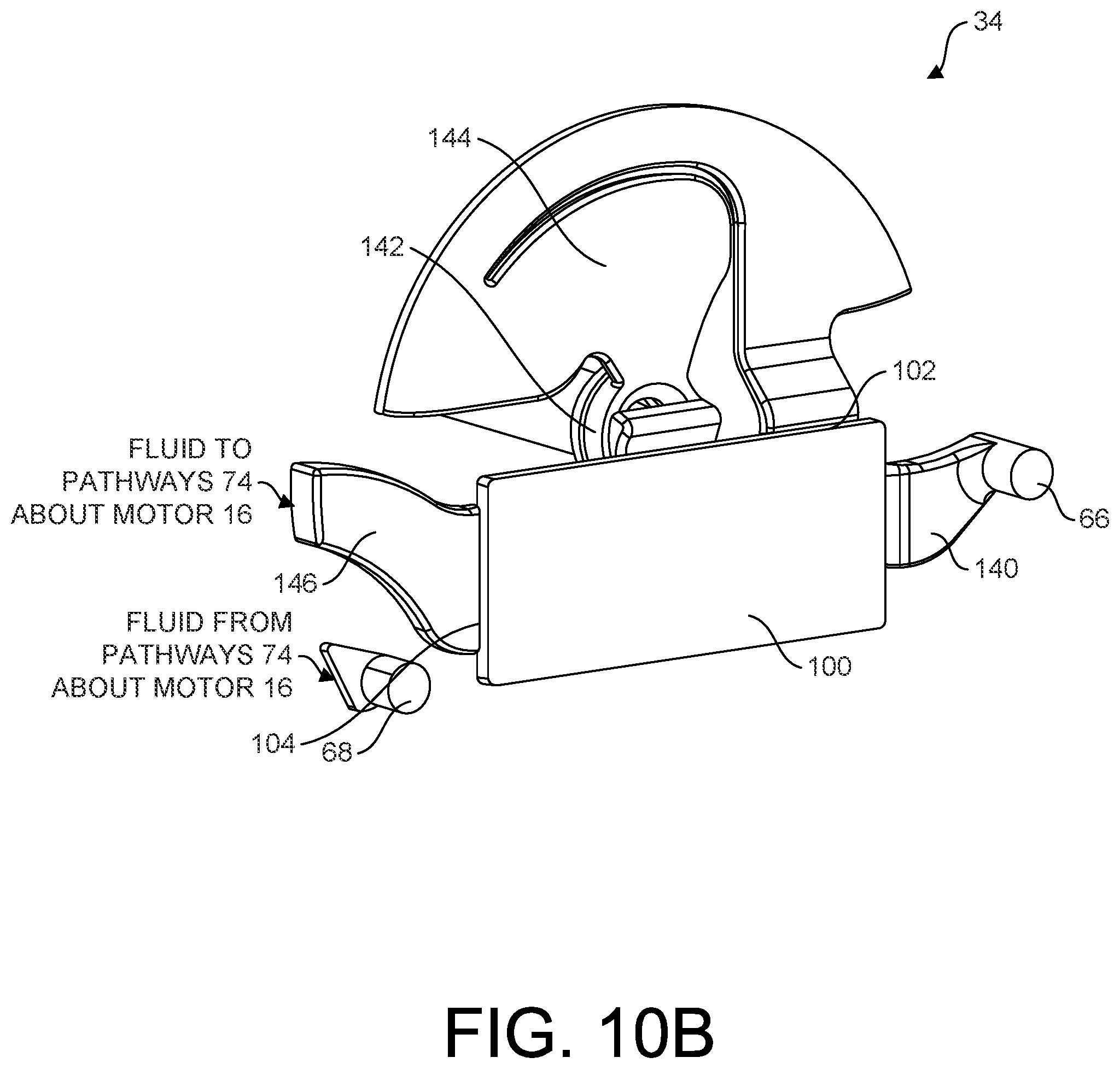 Patent US12107484 Figure 13 – Drive unit for electric vehicle