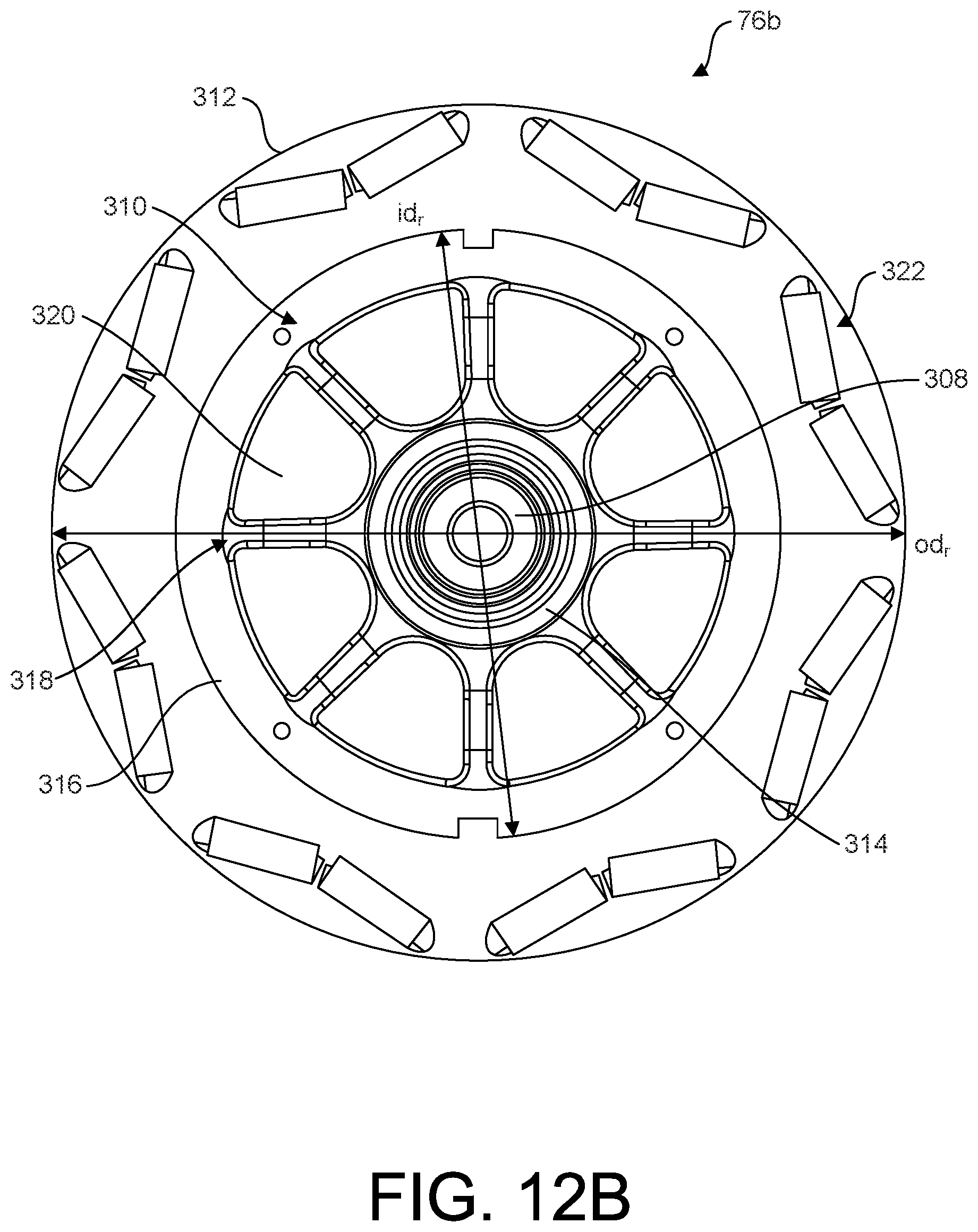 Patent US12107484 Figure 16 – Drive unit for electric vehicle