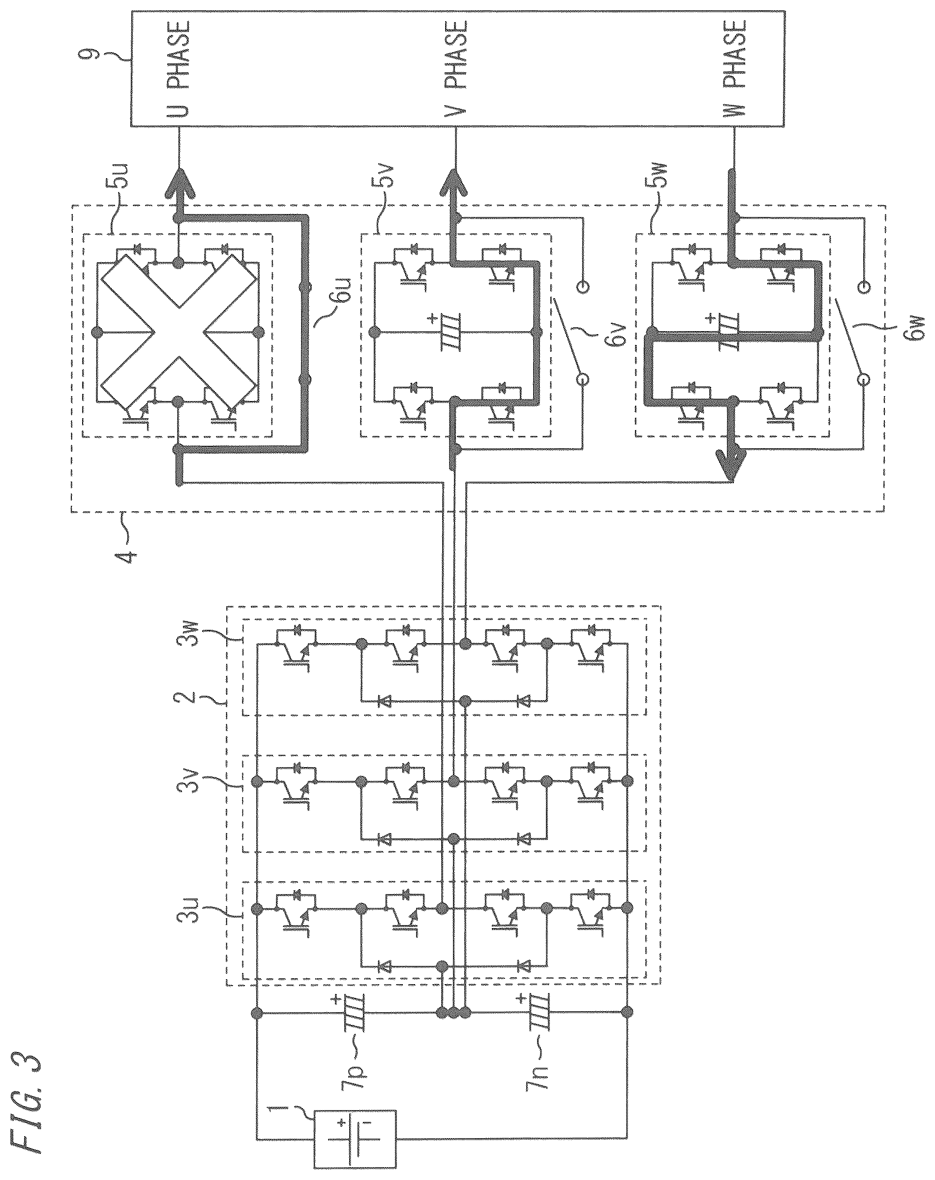 Patent US12107487 Figure 5 – Power conversion device