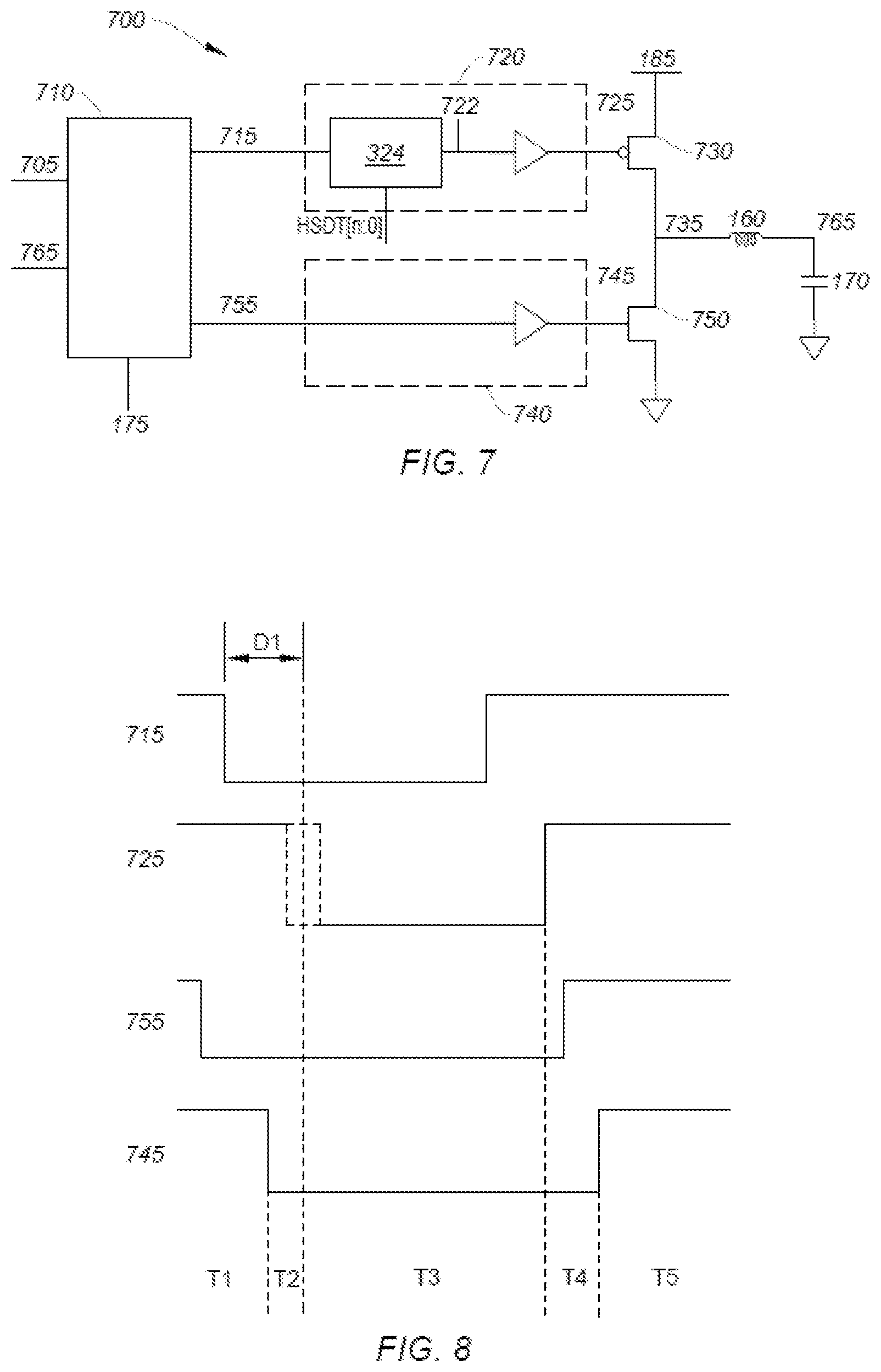Patent US12107490 Figure 8 – Voltage regulator having programmable adaptive dead time