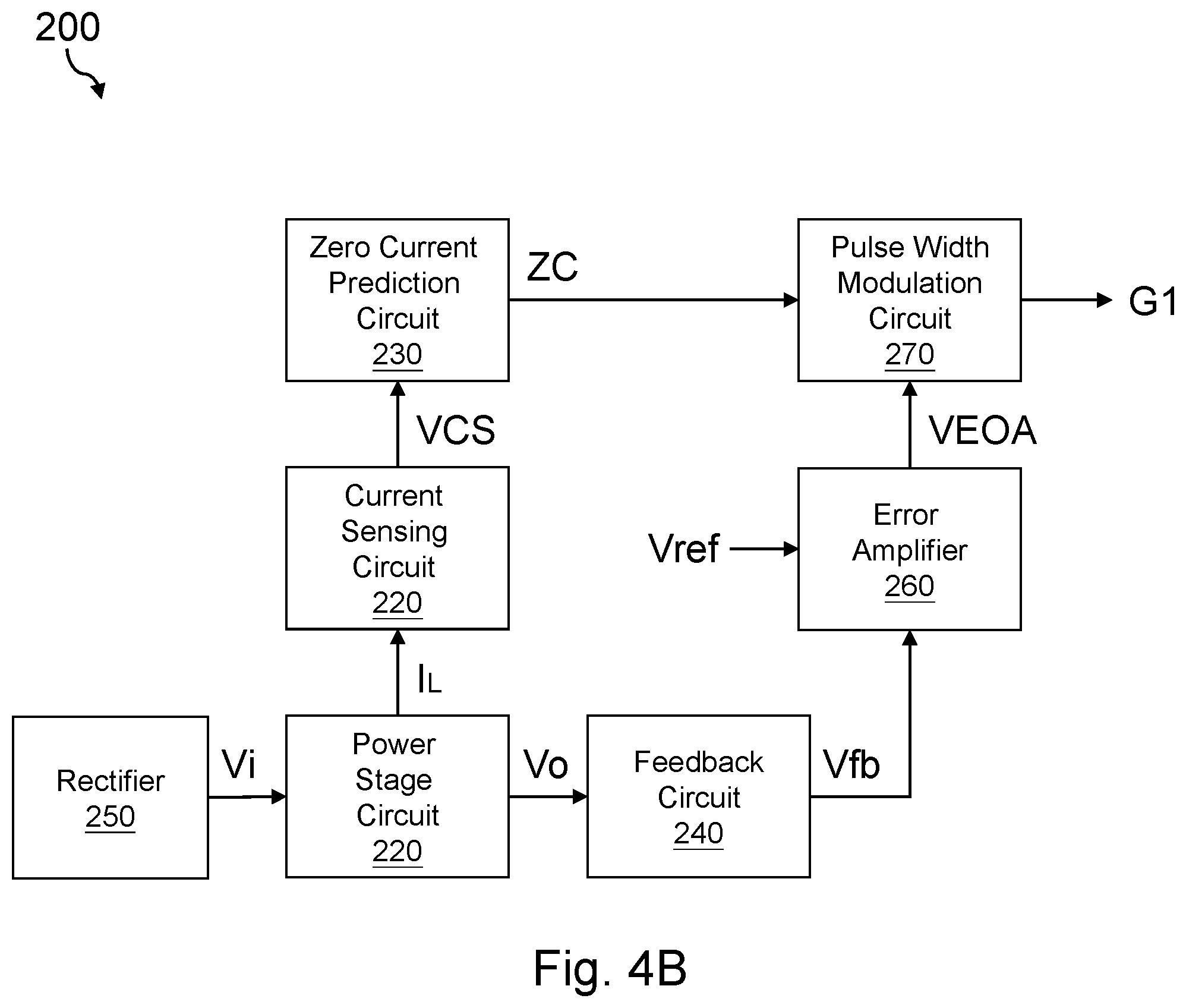 Patent US12107492 Figure 5 – Power factor correction converter, controller and zero current prediction circuit thereof
