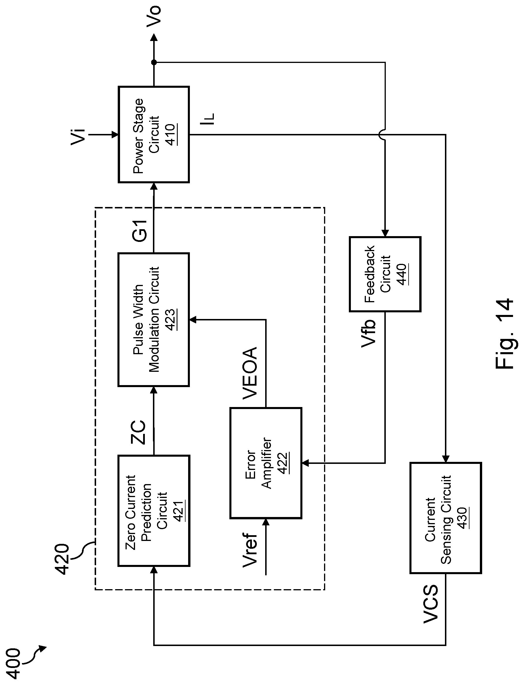 Patent US12107492 Figure 16 – Power factor correction converter, controller and zero current prediction circuit thereof