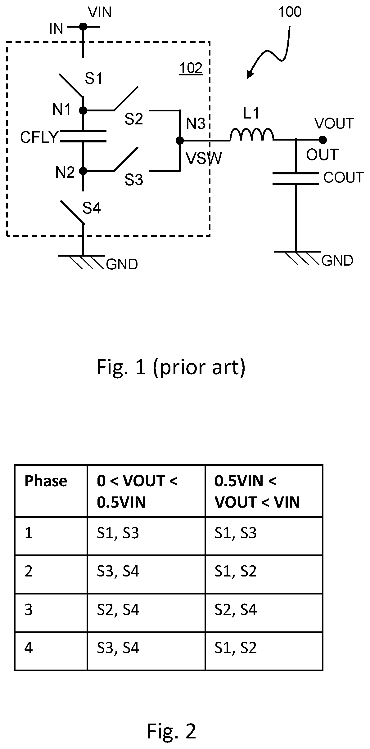 Patent US12107494 Figure 1 – DC-DC converter with reservoir circuitry