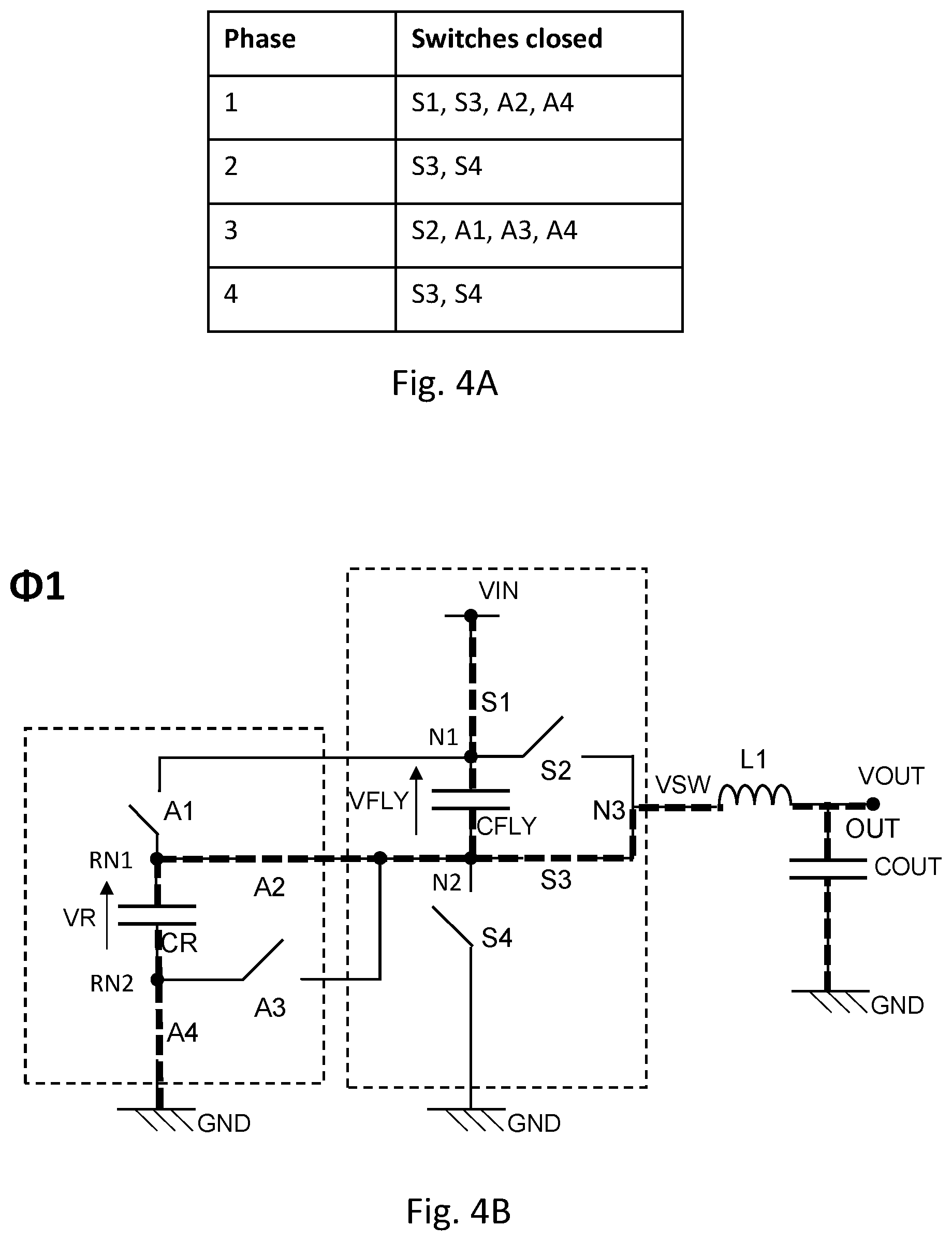 Patent US12107494 Figure 3 – DC-DC converter with reservoir circuitry