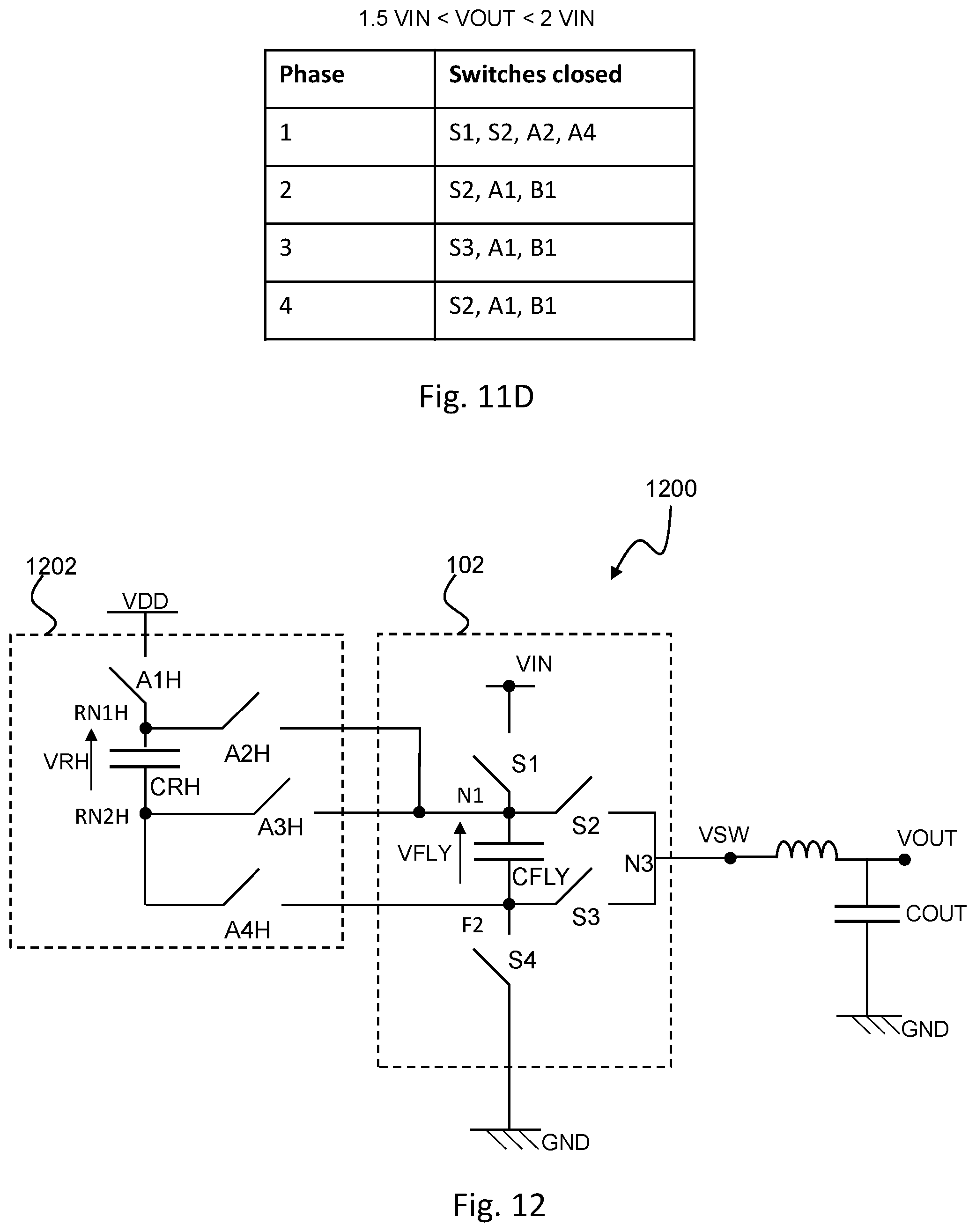 Patent US12107494 Figure 16 – DC-DC converter with reservoir circuitry