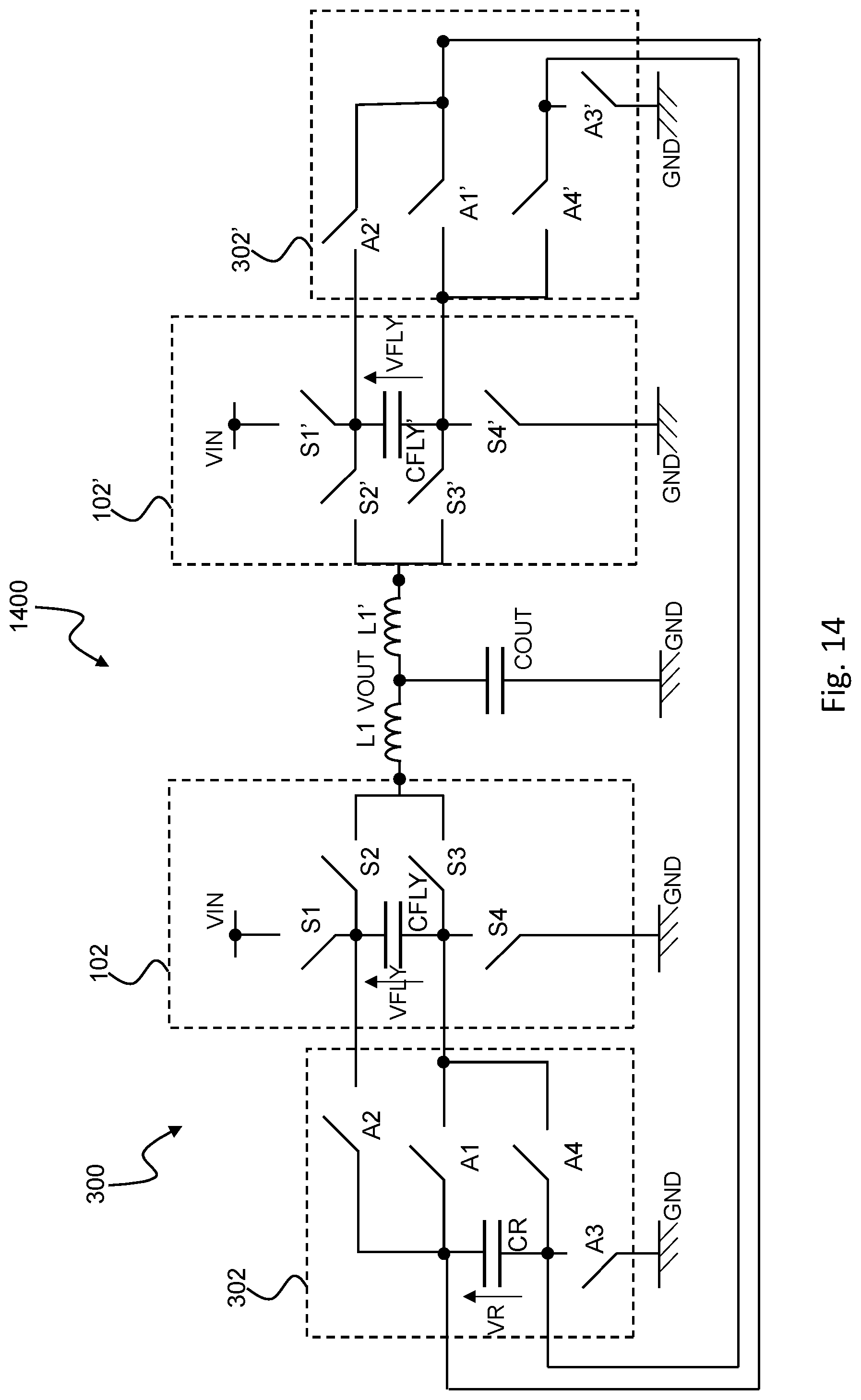 Patent US12107494 Figure 18 – DC-DC converter with reservoir circuitry