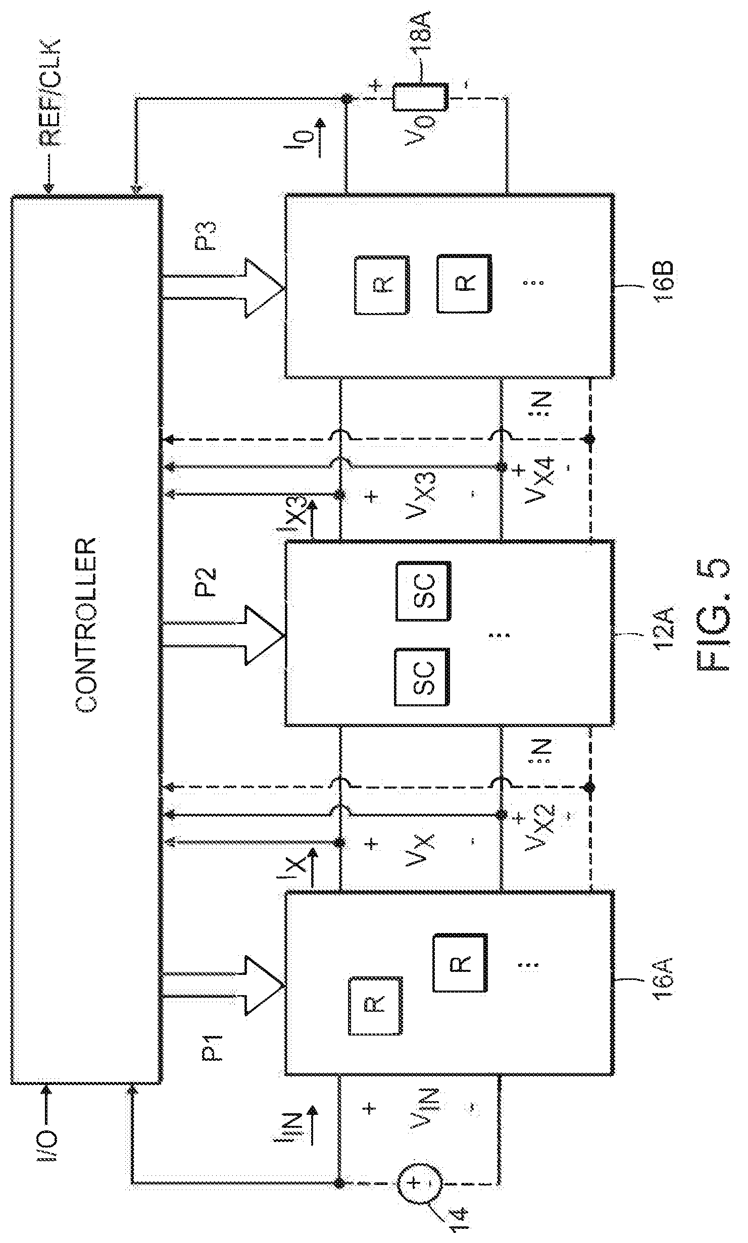 Patent US12107495 Figure 3 – Switched-capacitor power converters