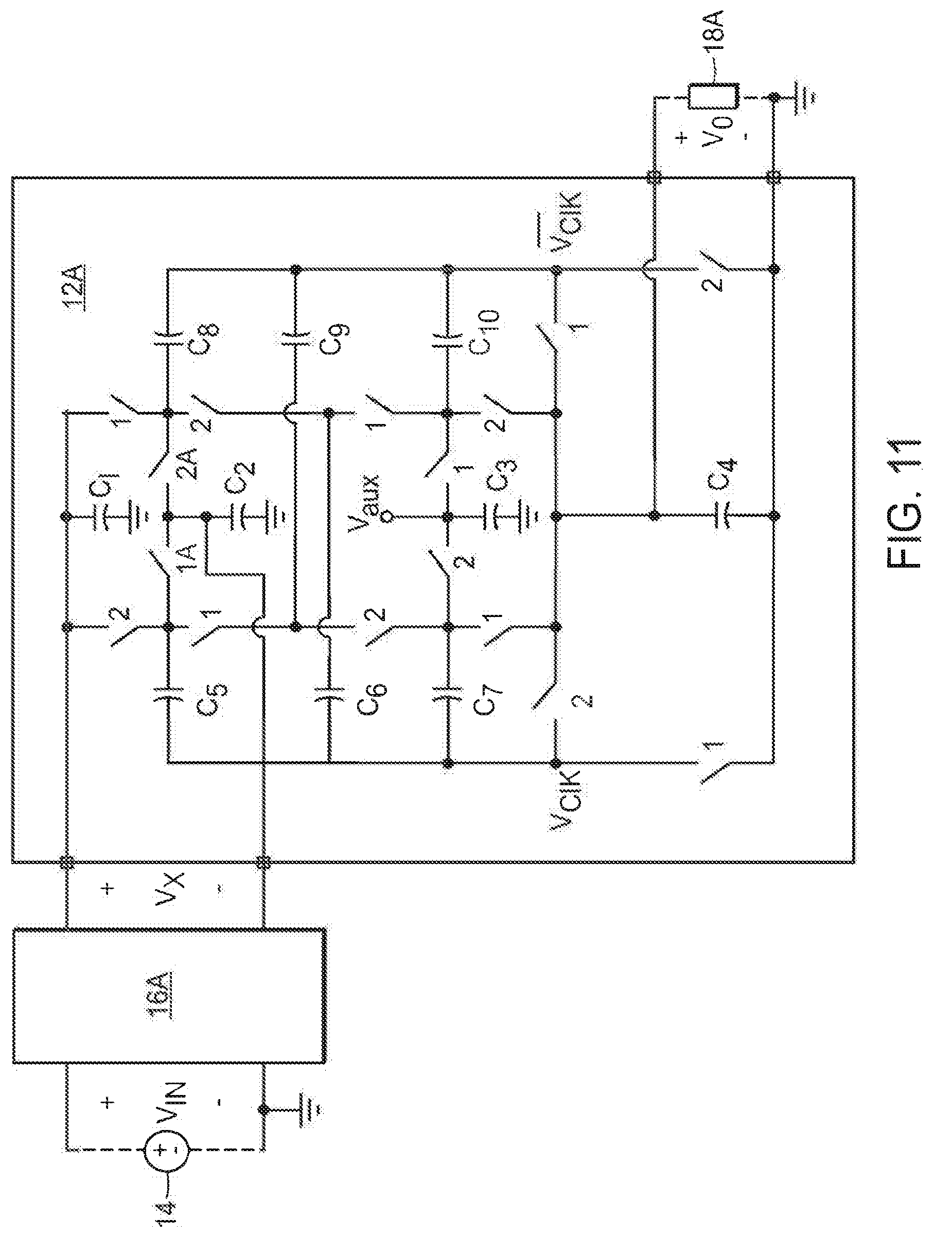 Patent US12107495 Figure 7 – Switched-capacitor power converters