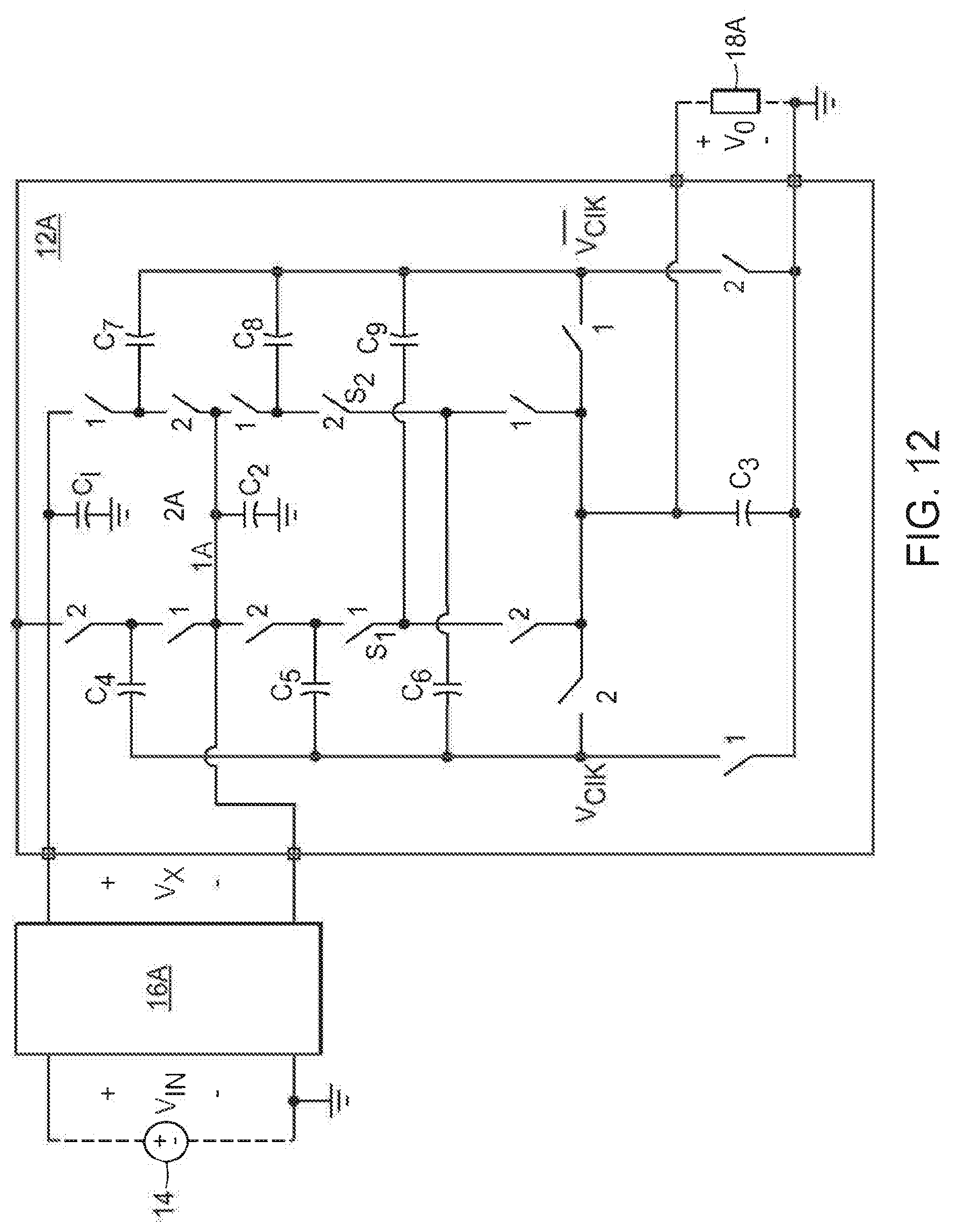 Patent US12107495 Figure 8 – Switched-capacitor power converters