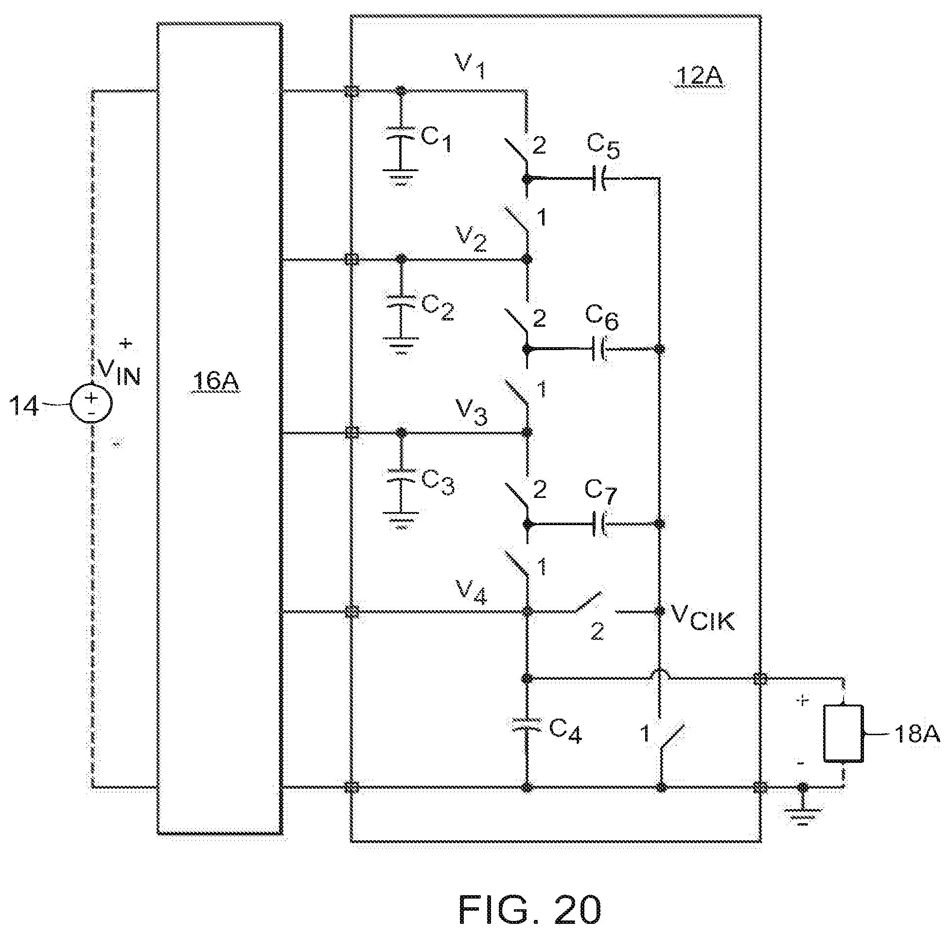 Patent US12107495 Figure 16 – Switched-capacitor power converters