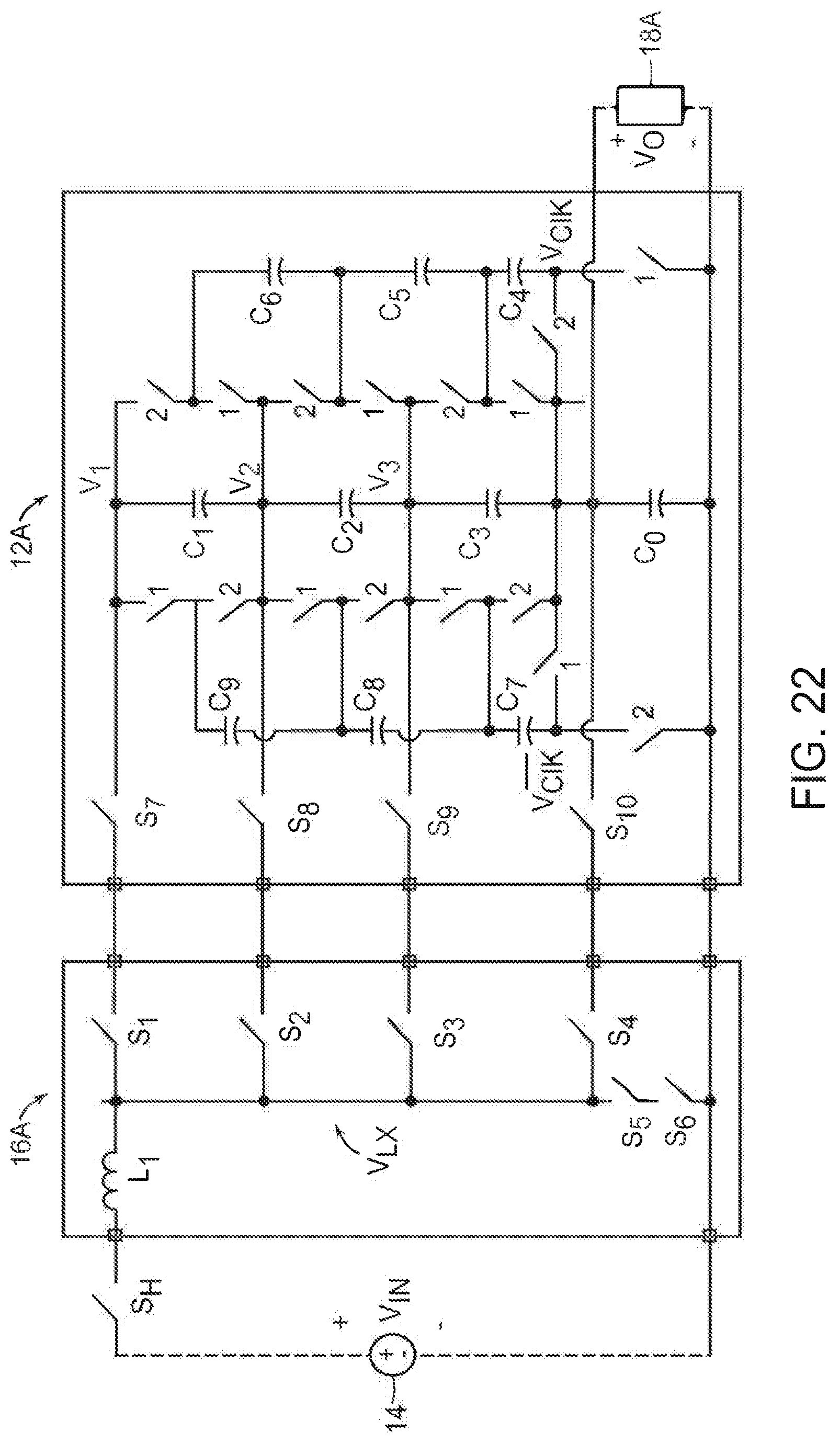 Patent US12107495 Figure 18 – Switched-capacitor power converters