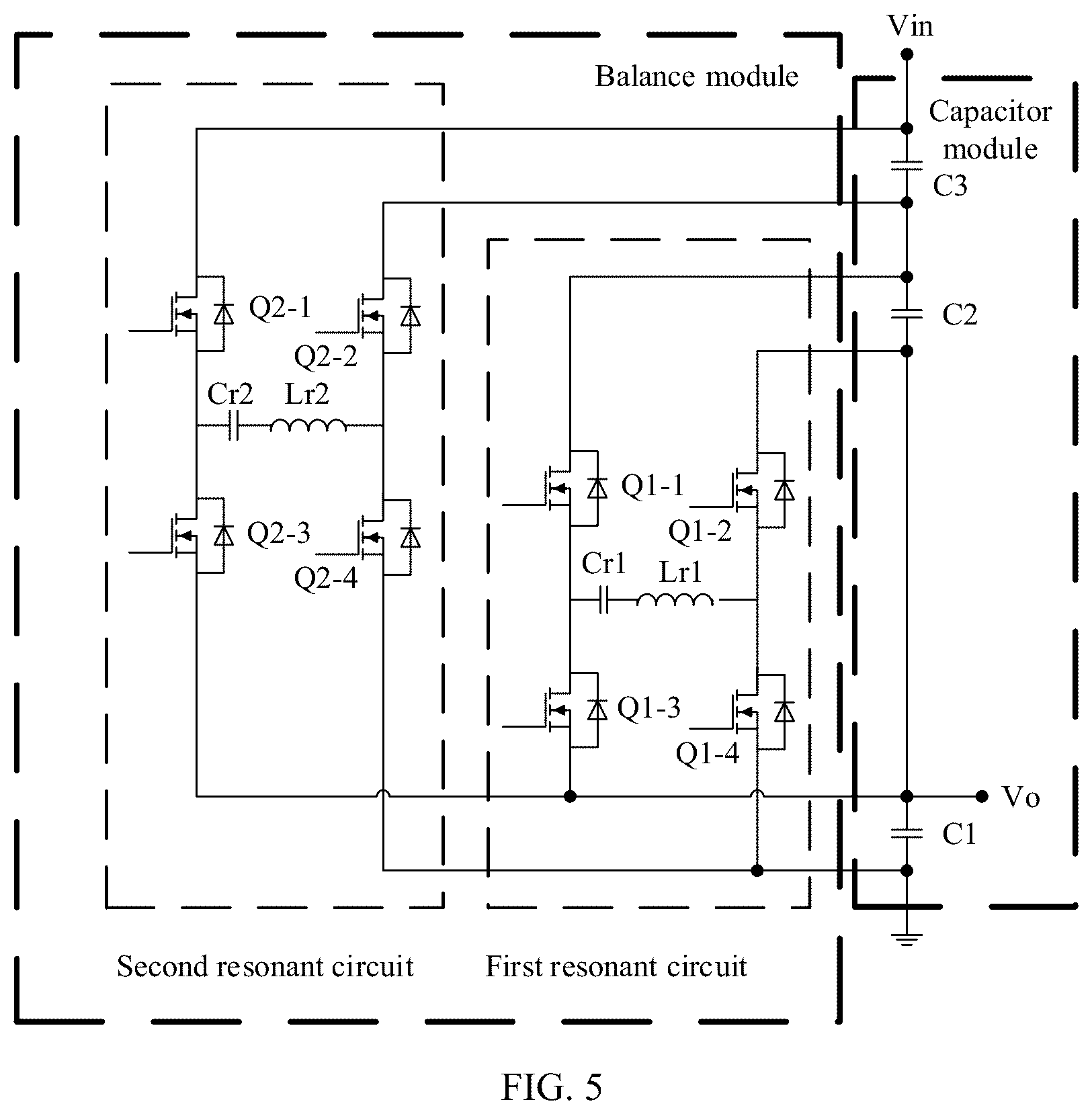 Patent US12107496 Figure 7 – Converter circuit and related electronic device