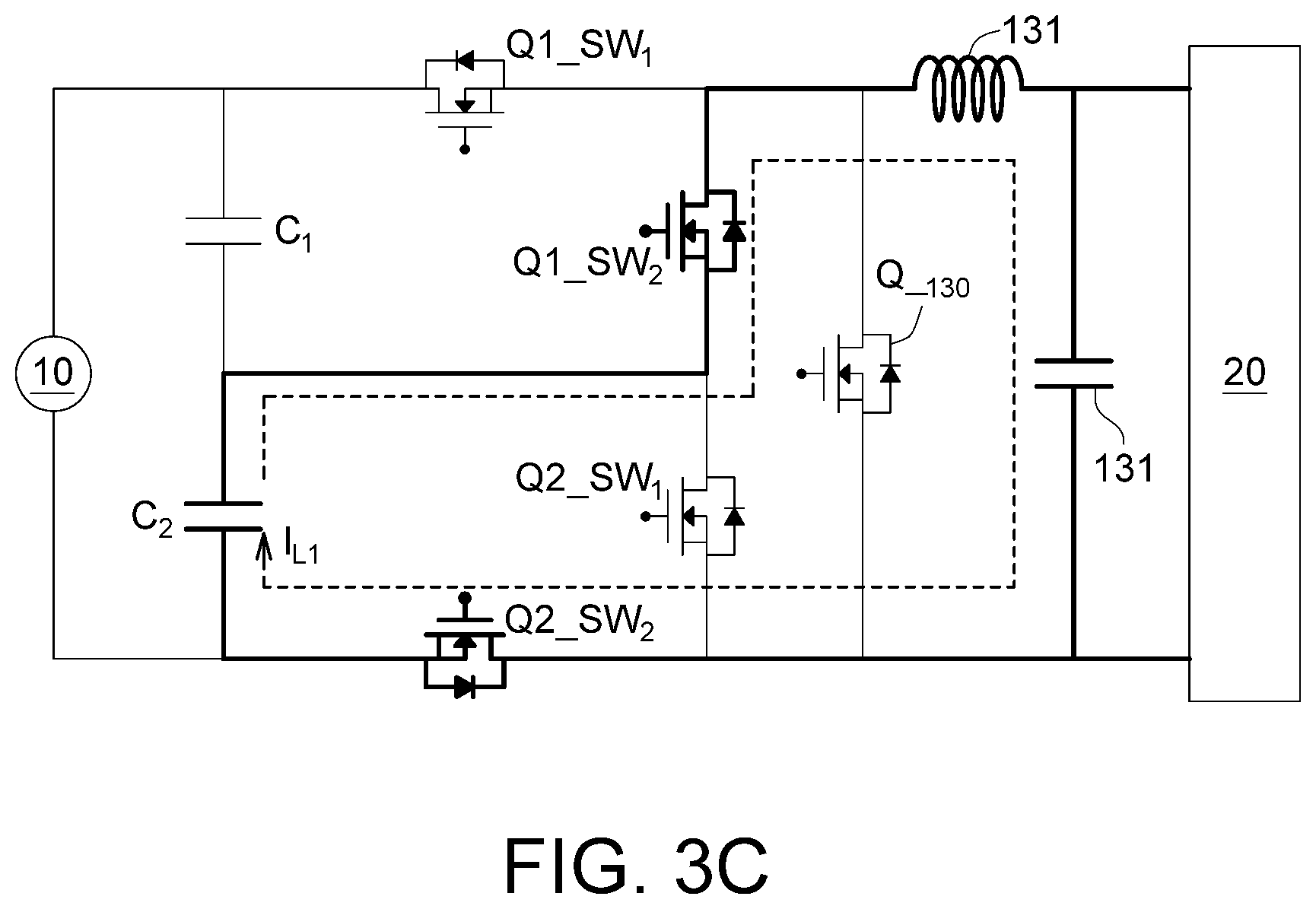 Patent US12107503 Figure 4 – Multi-stage buck converter