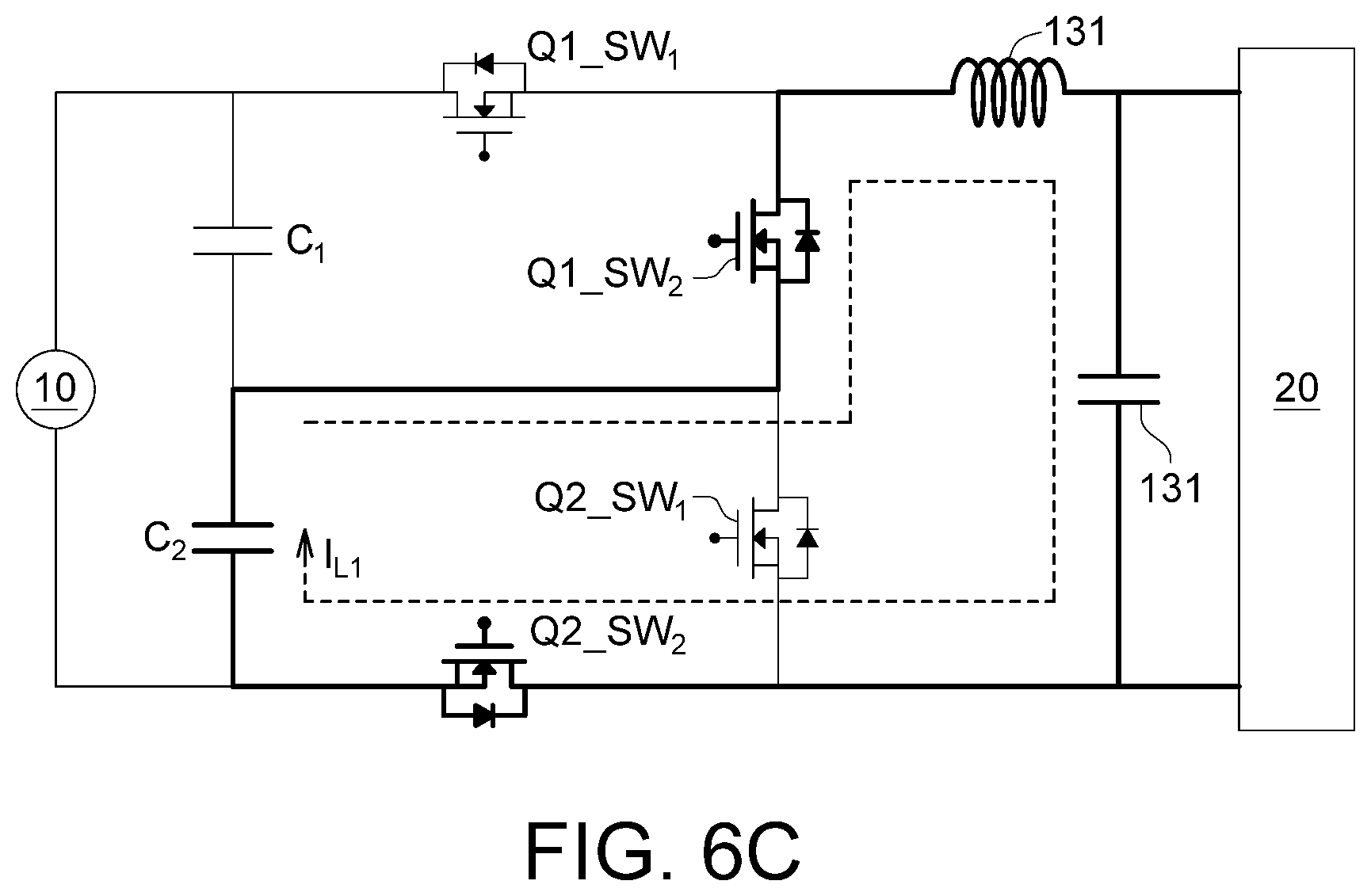 Patent US12107503 Figure 8 – Multi-stage buck converter