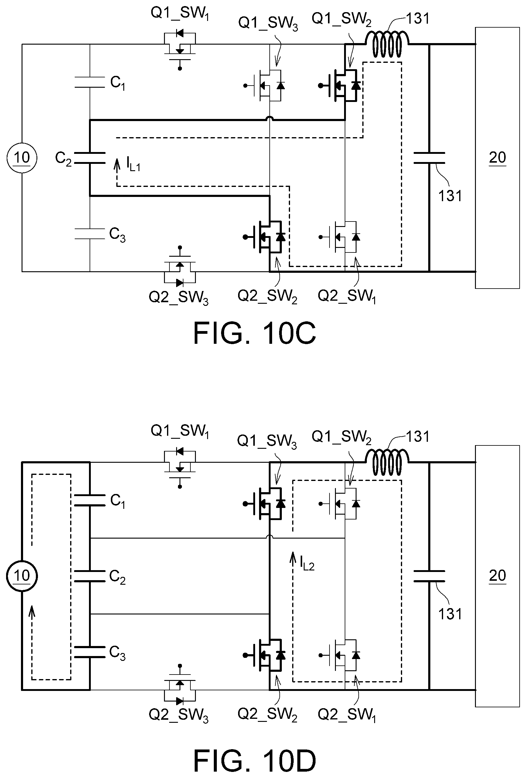 Patent US12107503 Figure 12 – Multi-stage buck converter