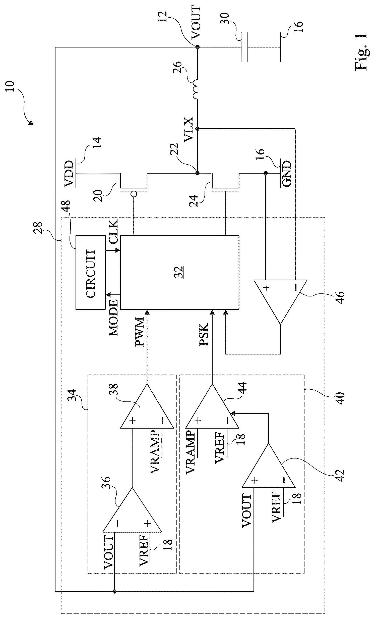 Patent US12107504 Figure 1 – Synchronization of an electronic device