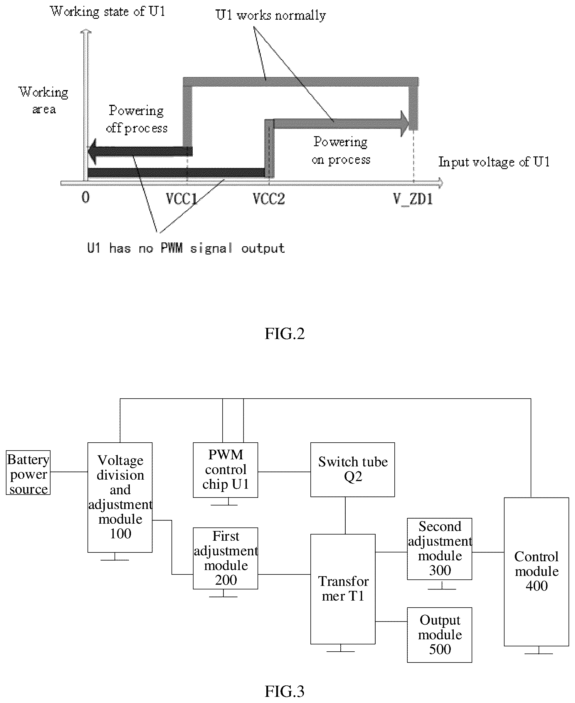 Patent US12107505 Figure 2 – Auxiliary power source circuit having ultra-low standby power consumption