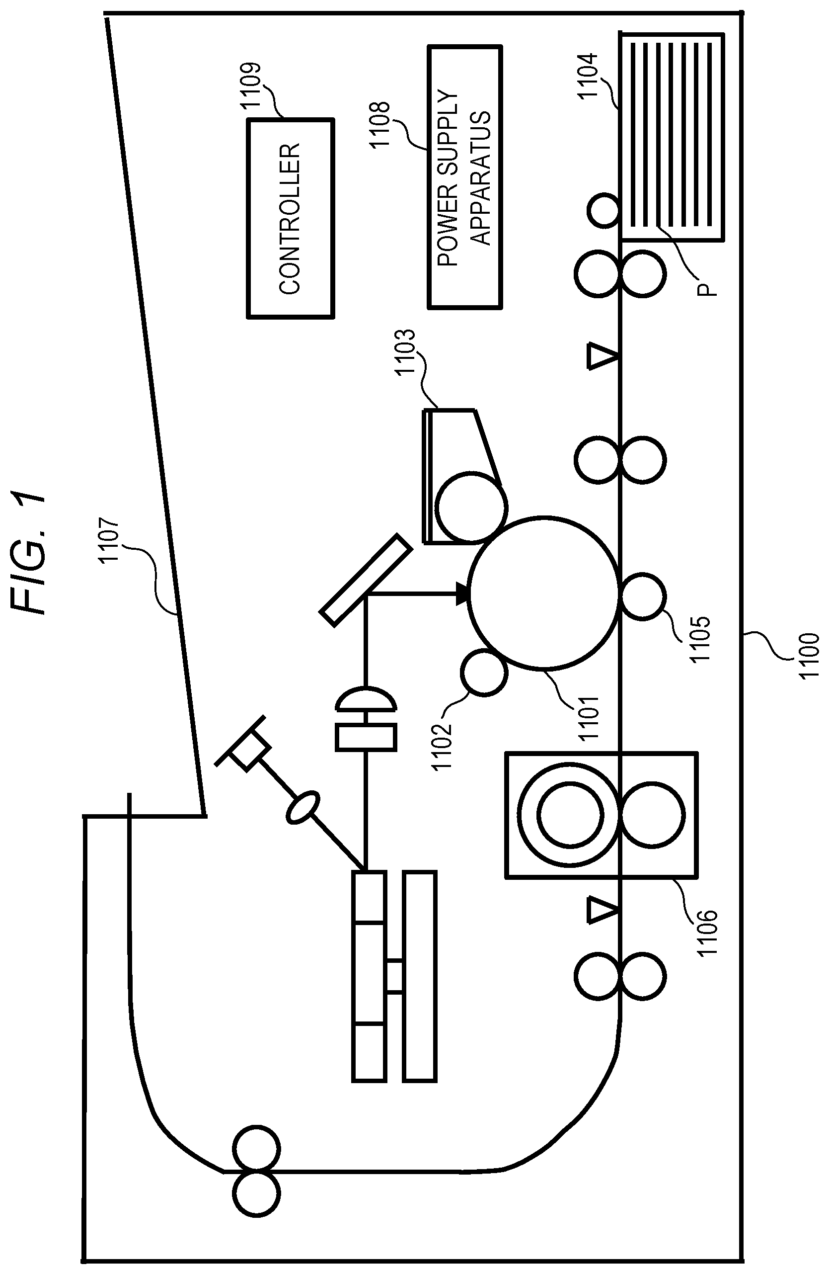 Patent US12107506 Figure 1 – Power supply apparatus and image forming apparatus