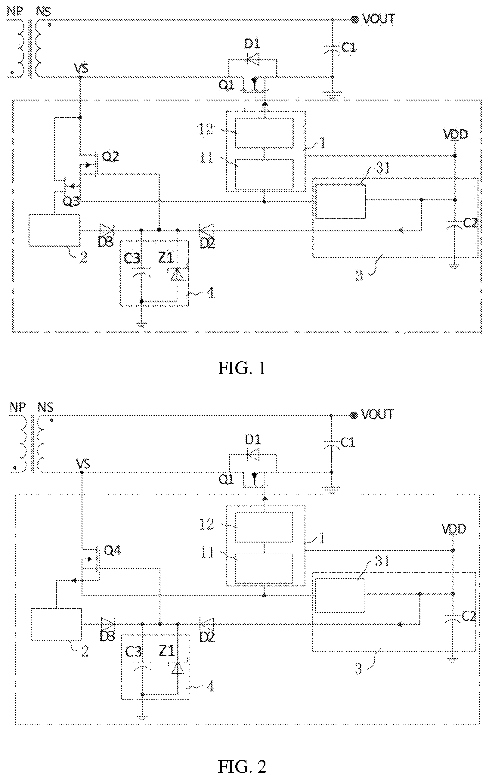 Patent US12107508 Figure 1 – Synchronous rectification sampling control circuit, method and chip