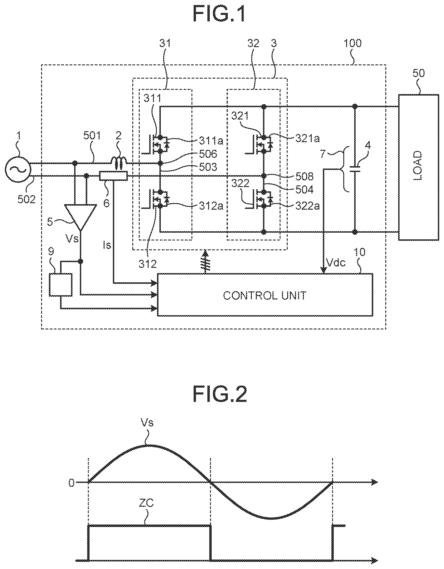 Patent US12107510 Figure 1 – Power converting apparatus, and motor driving apparatus