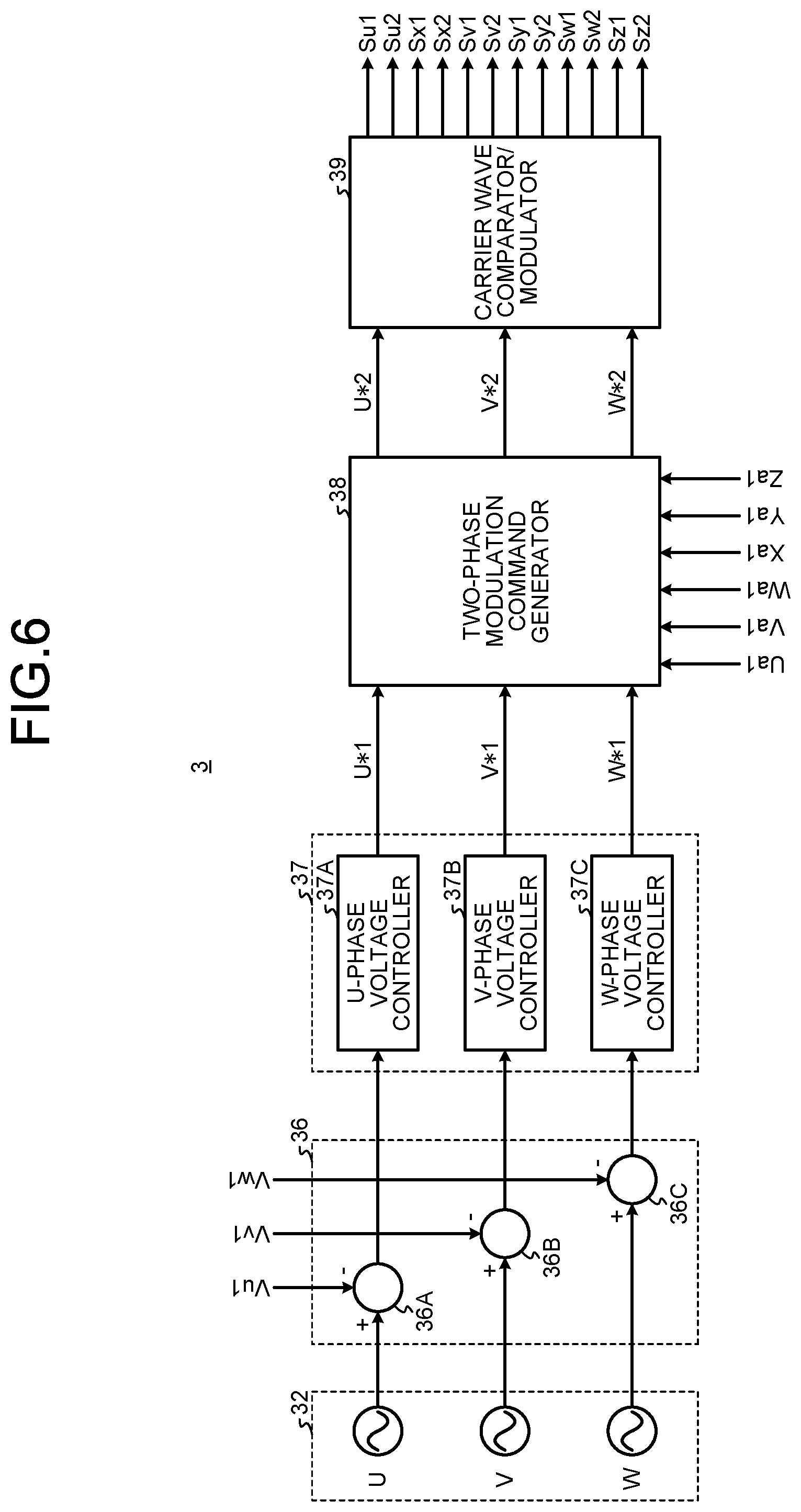 Patent US12107513 Figure 5 – Three-level power converter and method of controlling intermediate potential of direct current power supply unit