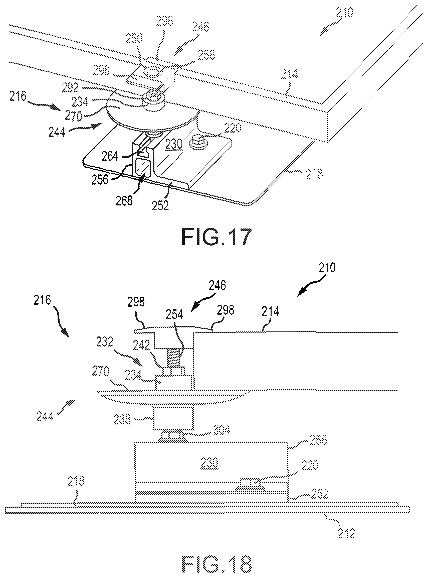 Patent US12107530 Figure 11 – Height adjustment bracket for roof applications