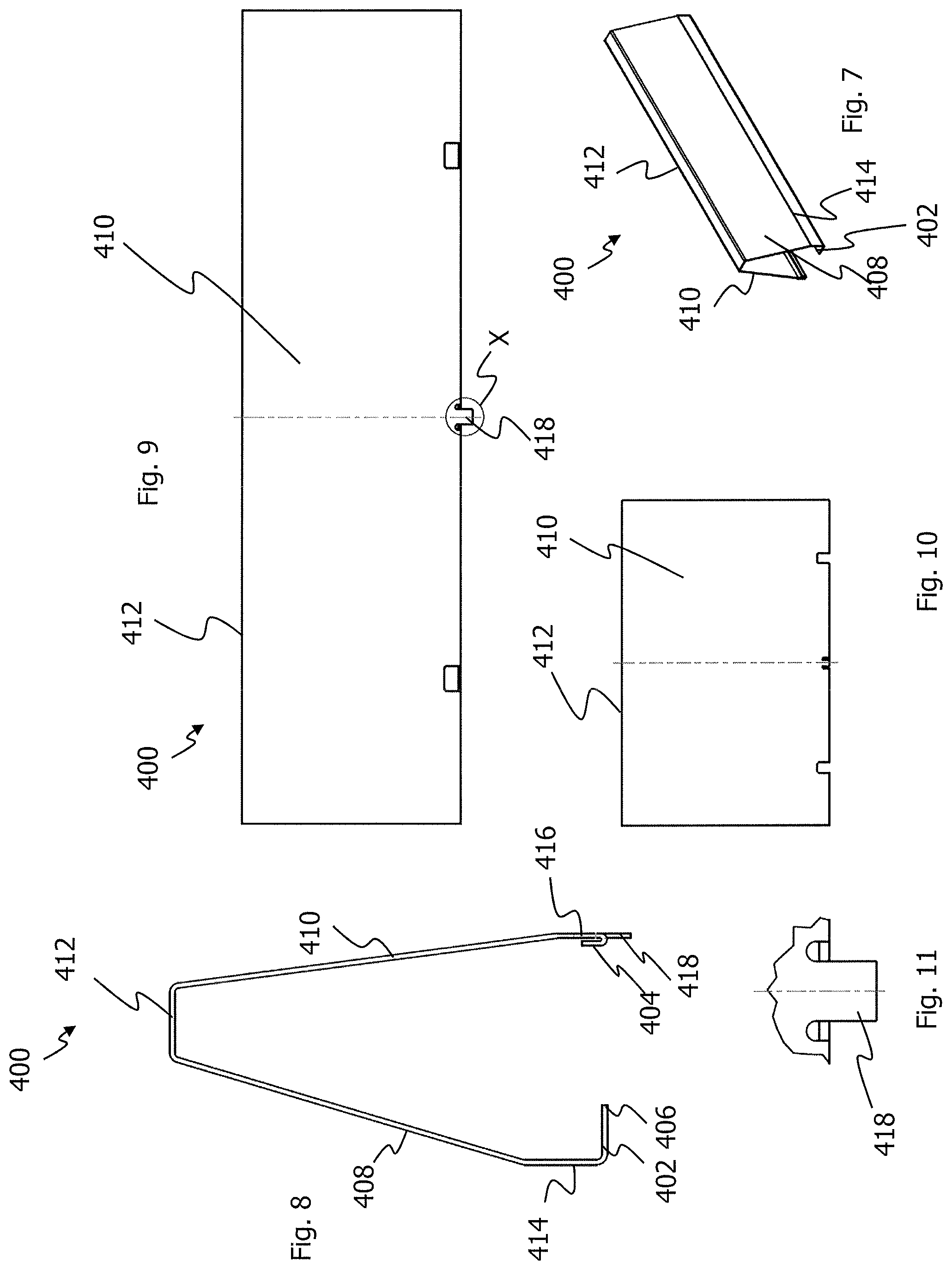 Patent US12107531 Figure 4 – Longitudinal profile and module clamp for a mounting system for solar modules, and a mounting system of such a type