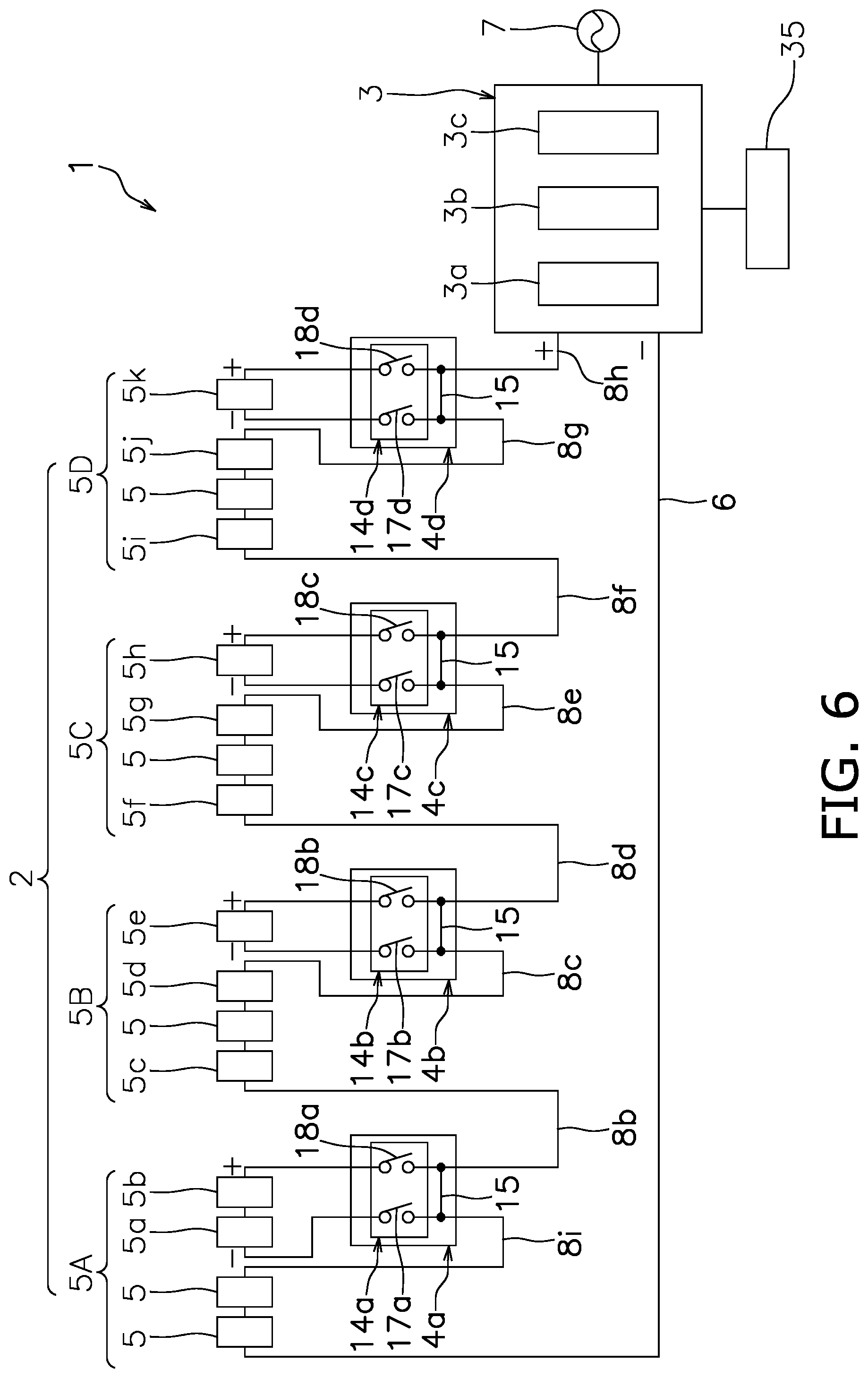 Patent US12107533 Figure 6 – Solar power generation system