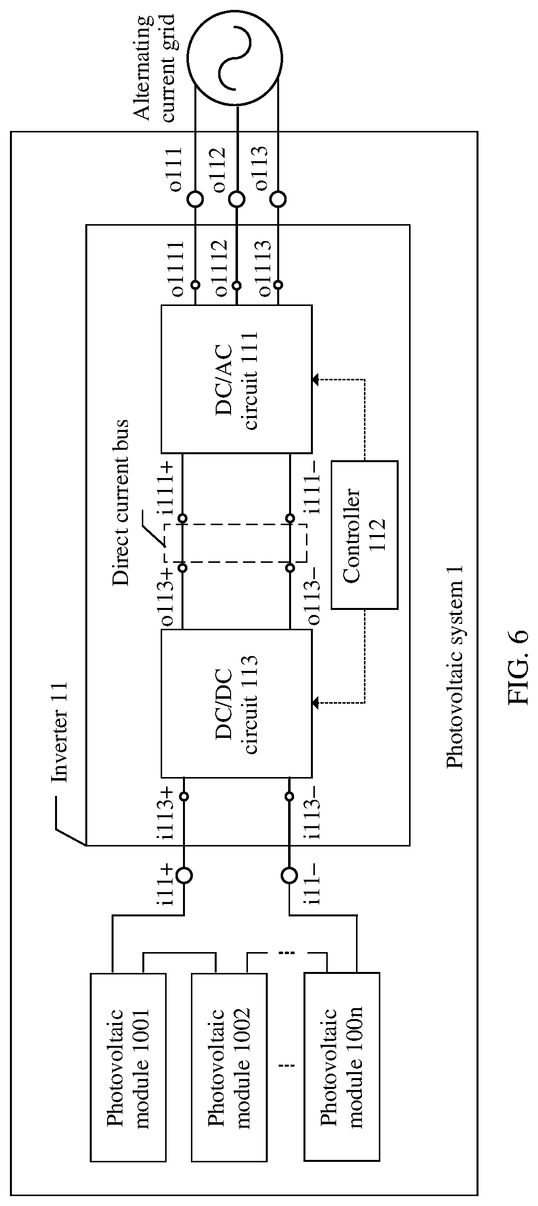 Patent US12107534 Figure 5 – Photovoltaic system, inverter, and bus voltage control method for inverter
