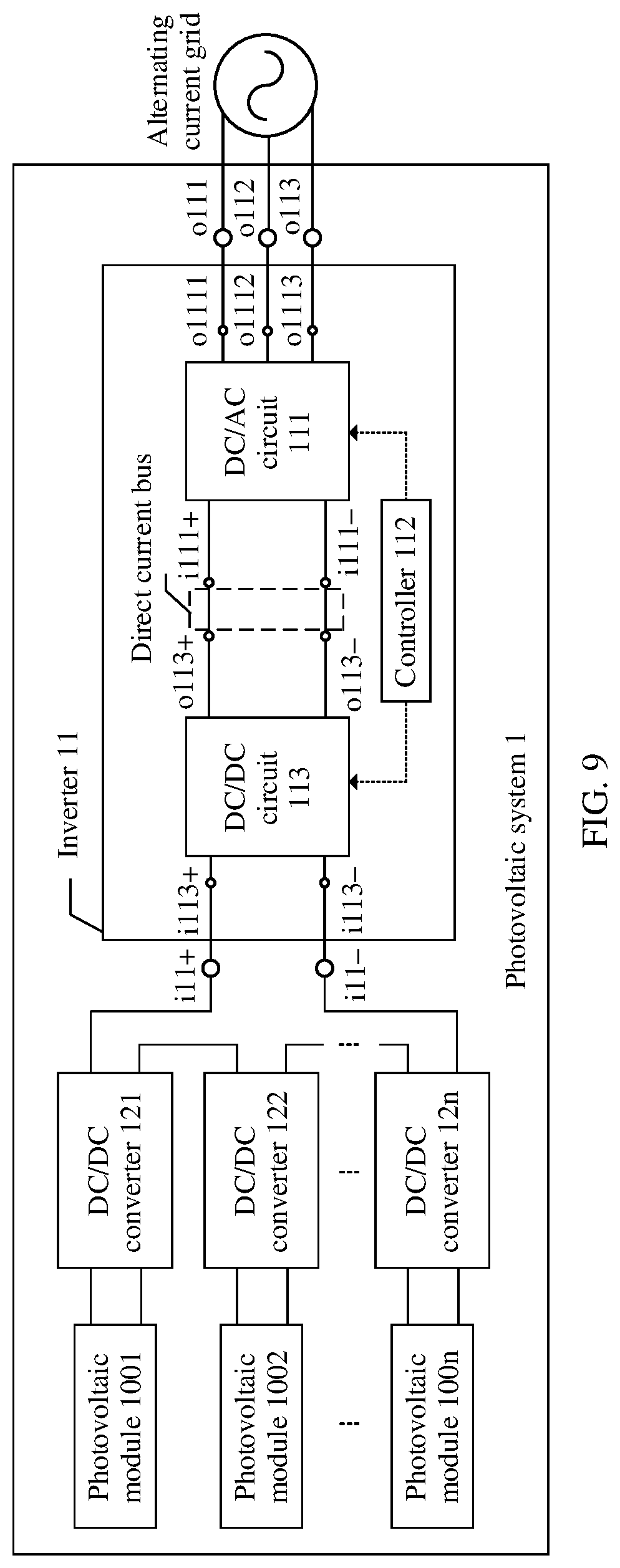 Patent US12107534 Figure 7 – Photovoltaic system, inverter, and bus voltage control method for inverter