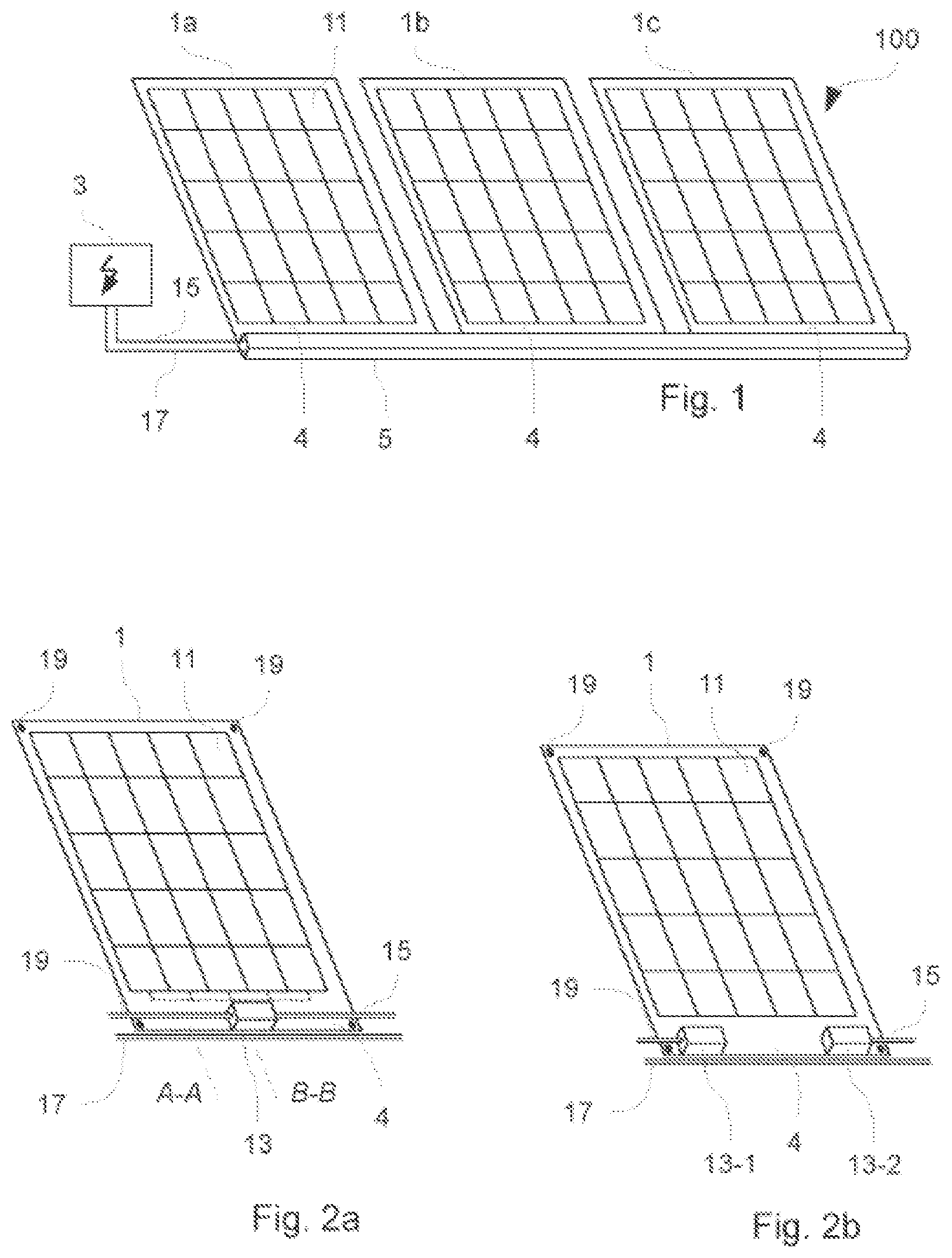 Patent US12107535 Figure 1 – Photovoltaic plant