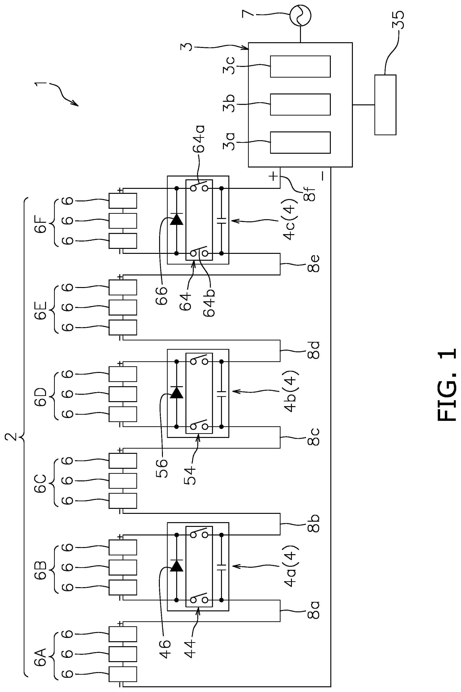Patent US12107537 Figure 1 – Solar power generation system