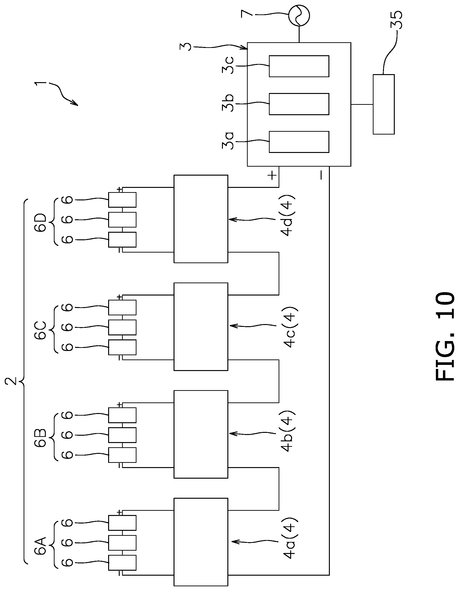 Patent US12107537 Figure 10 – Solar power generation system