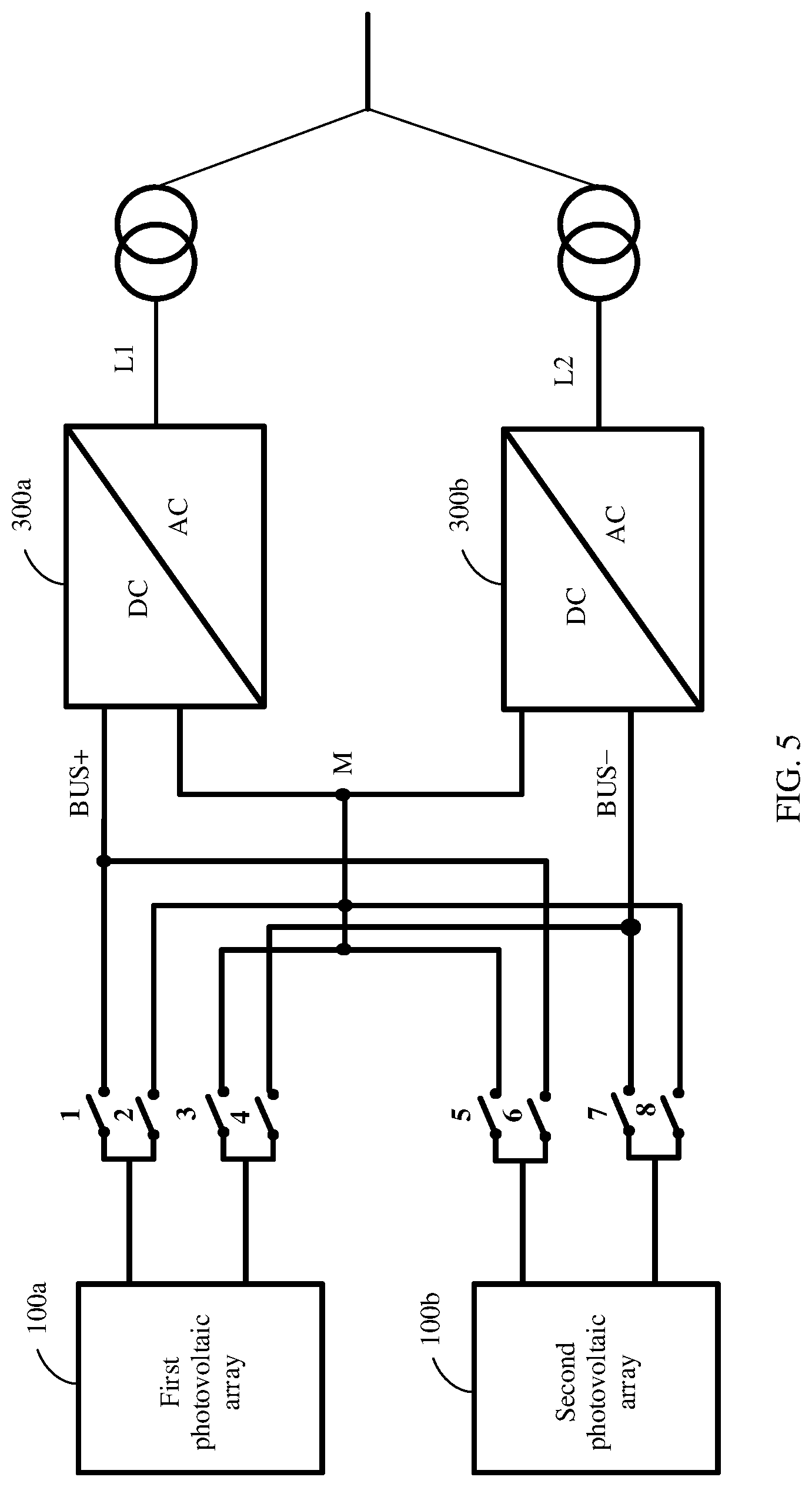Patent US12107538 Figure 4 – Photovoltaic system and power supply system