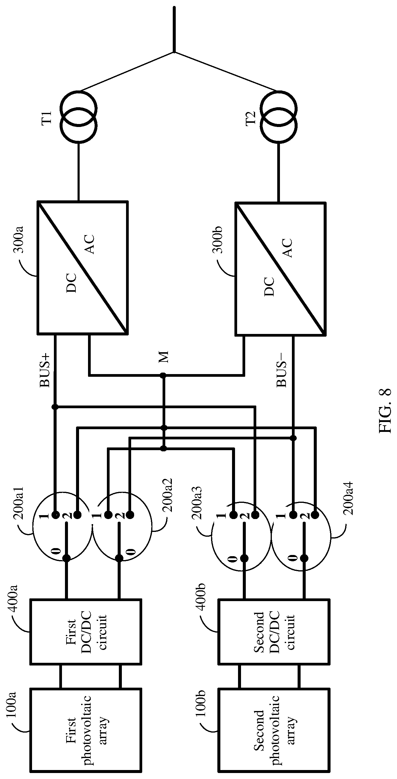 Patent US12107538 Figure 6 – Photovoltaic system and power supply system