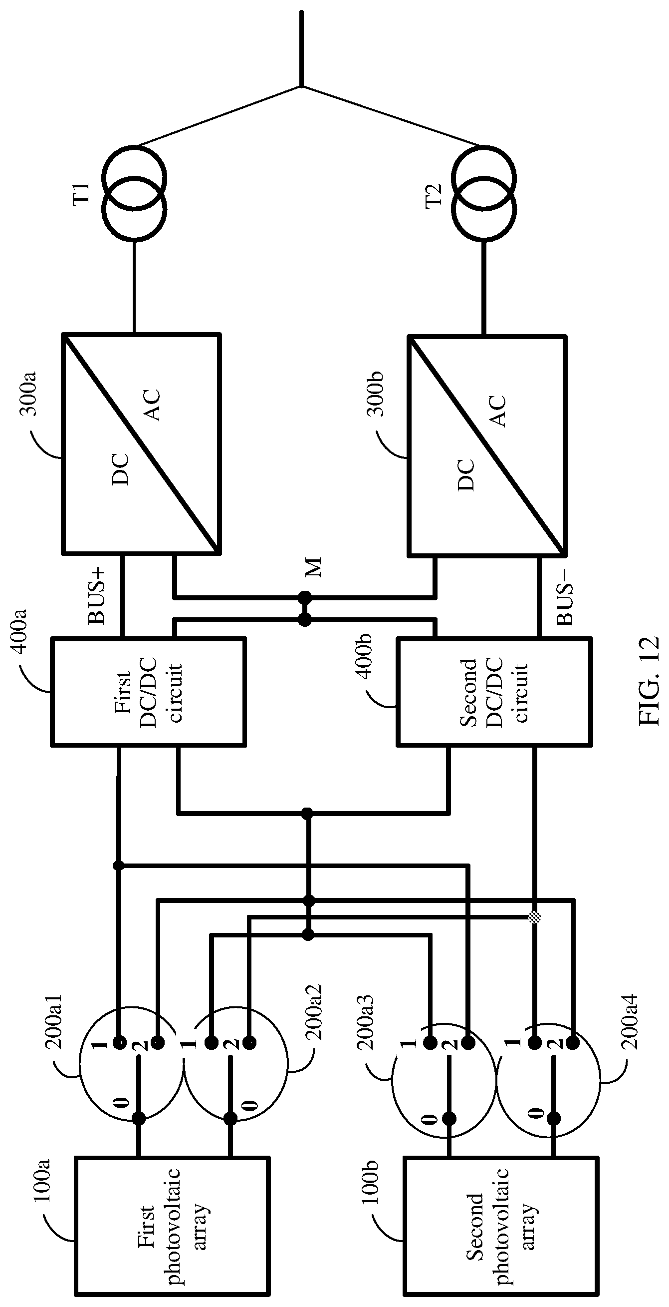 Patent US12107538 Figure 9 – Photovoltaic system and power supply system