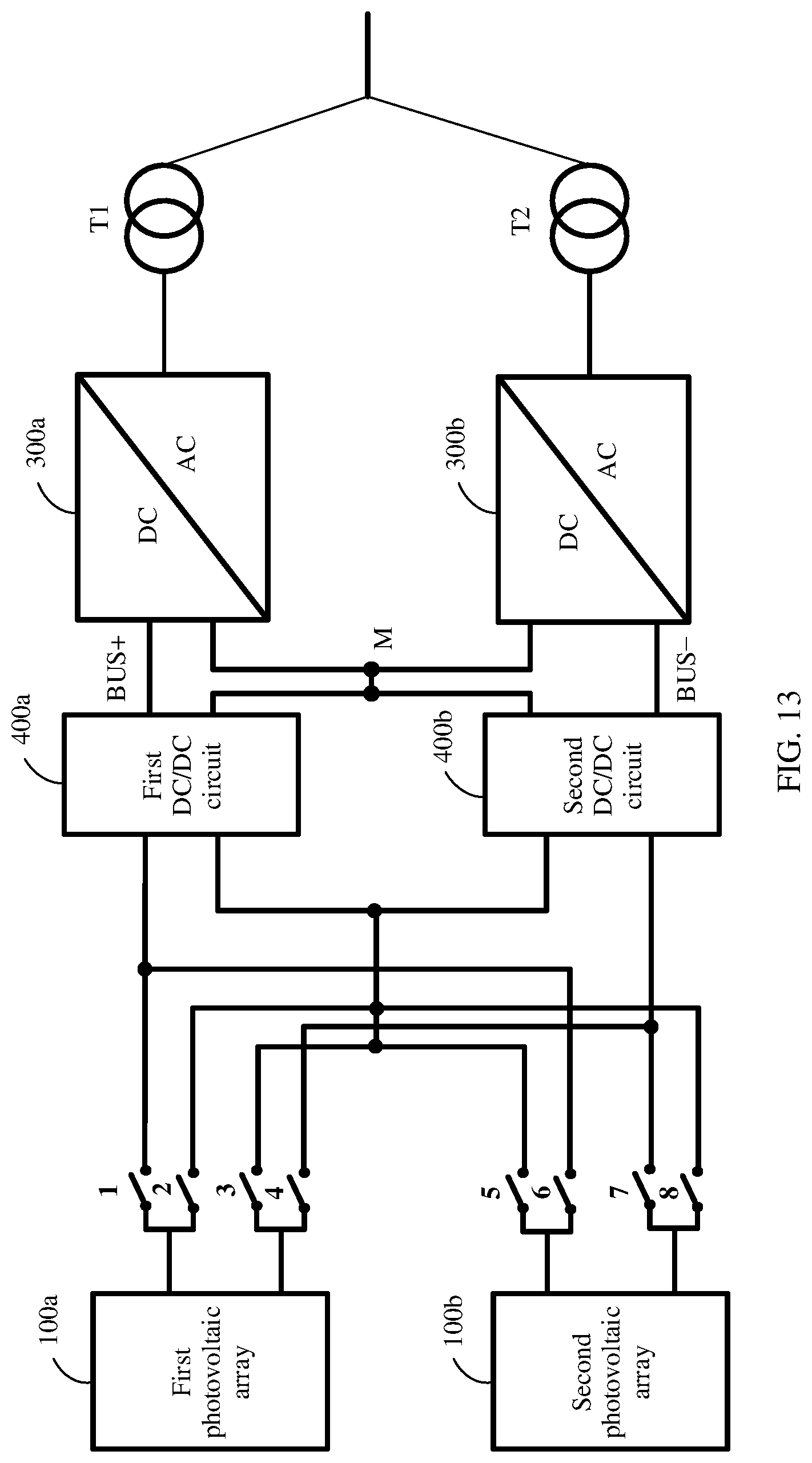 Patent US12107538 Figure 10 – Photovoltaic system and power supply system