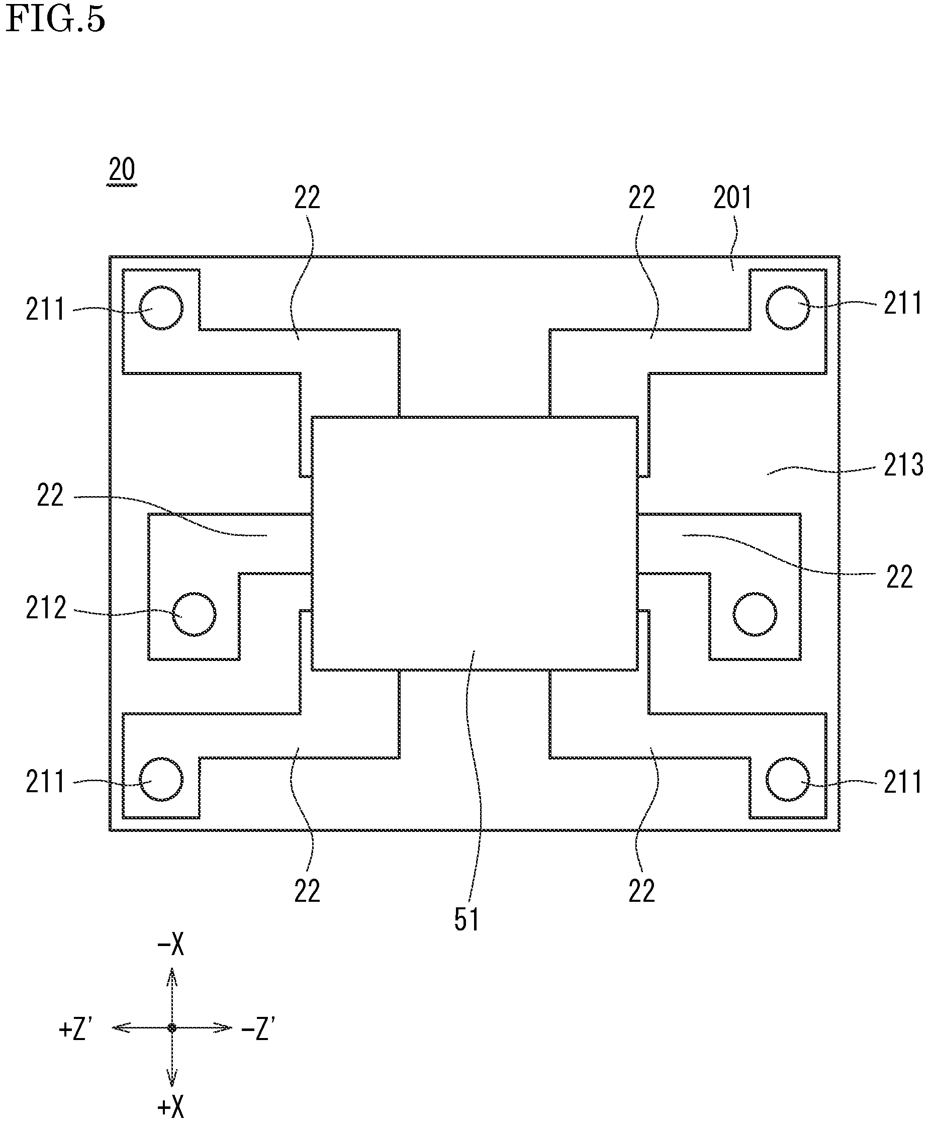 Patent US12107543 Figure 5 – Oven-controlled crystal oscillator