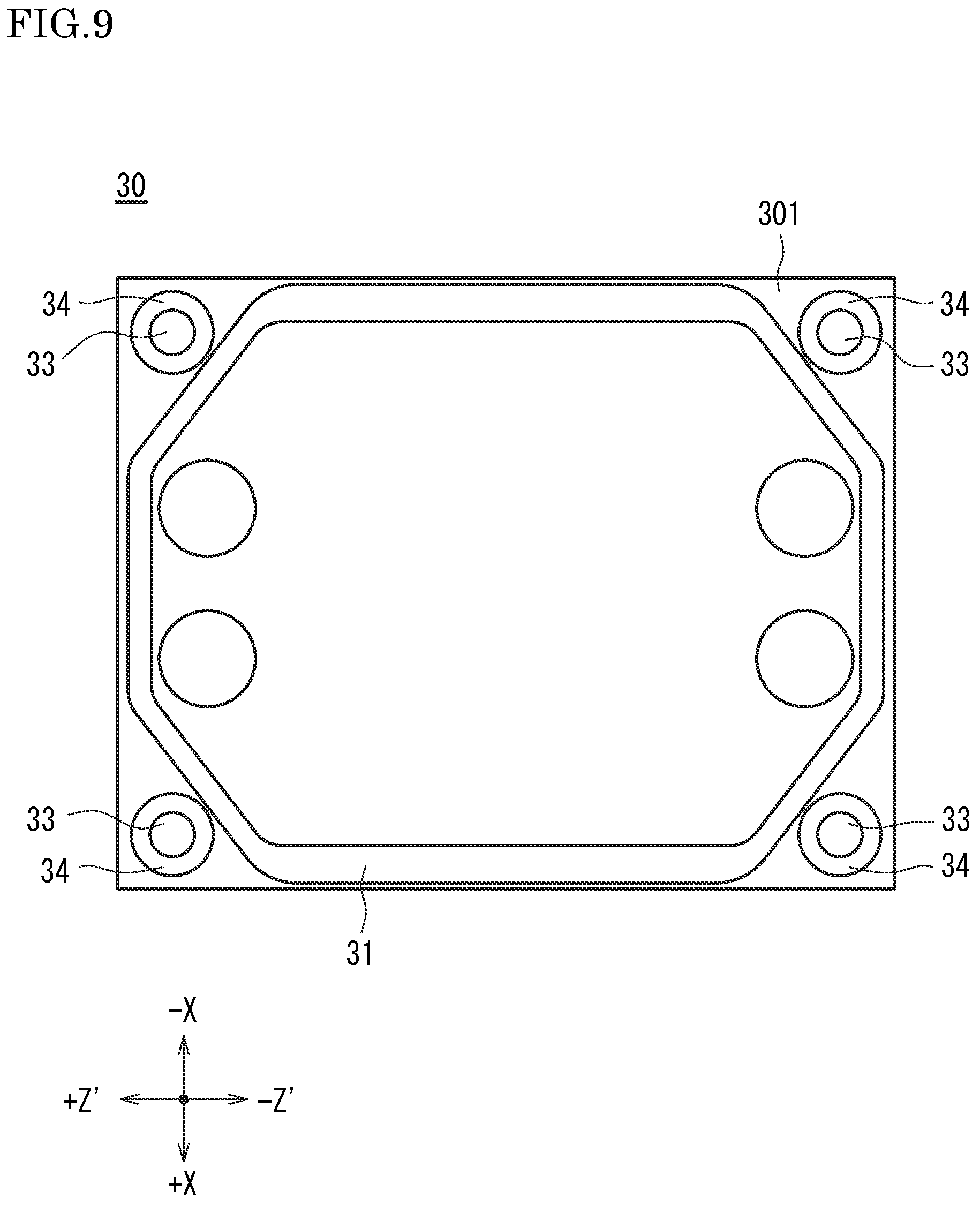Patent US12107543 Figure 9 – Oven-controlled crystal oscillator