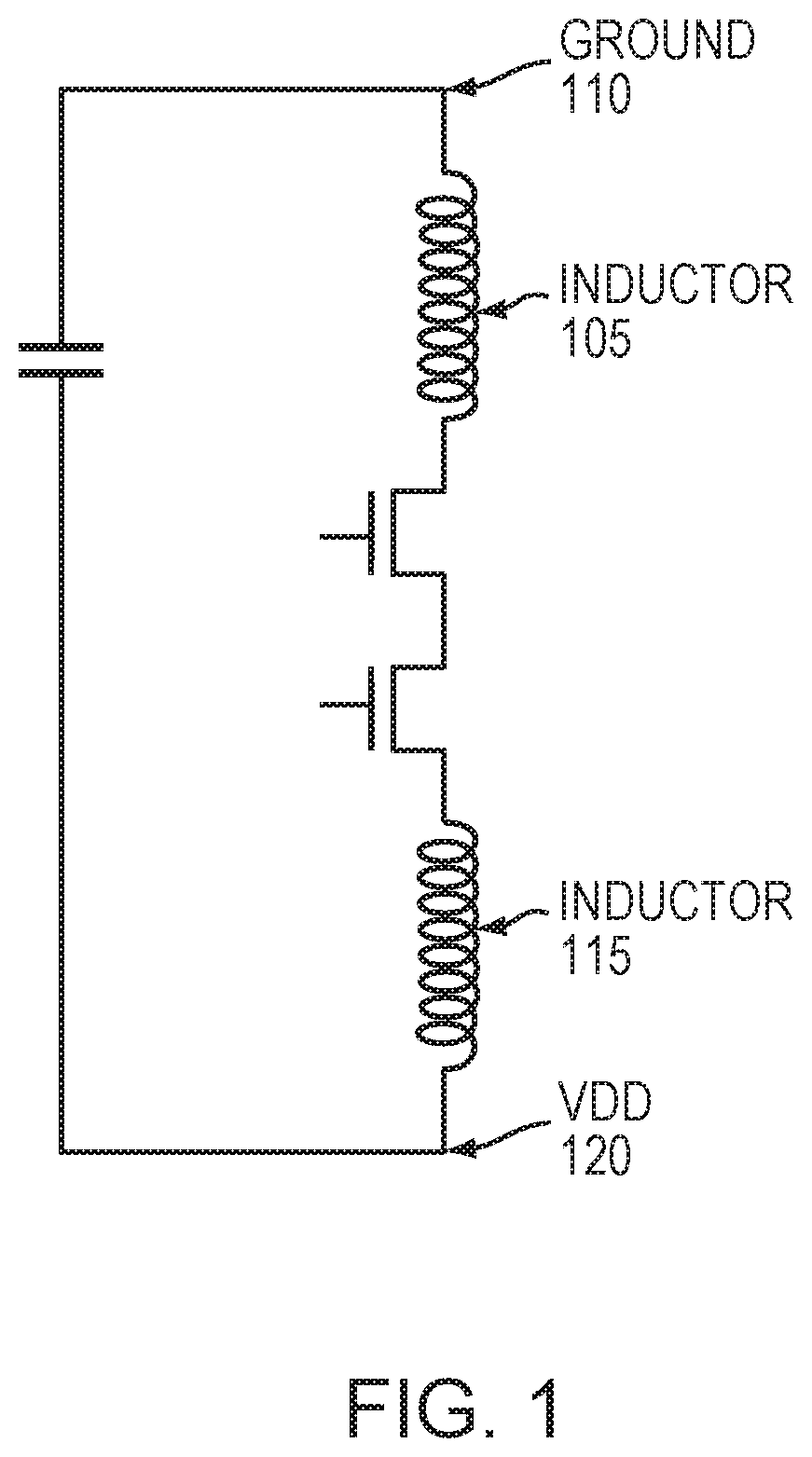 Patent US12107544 Figure 1 – Clock buffer inductor