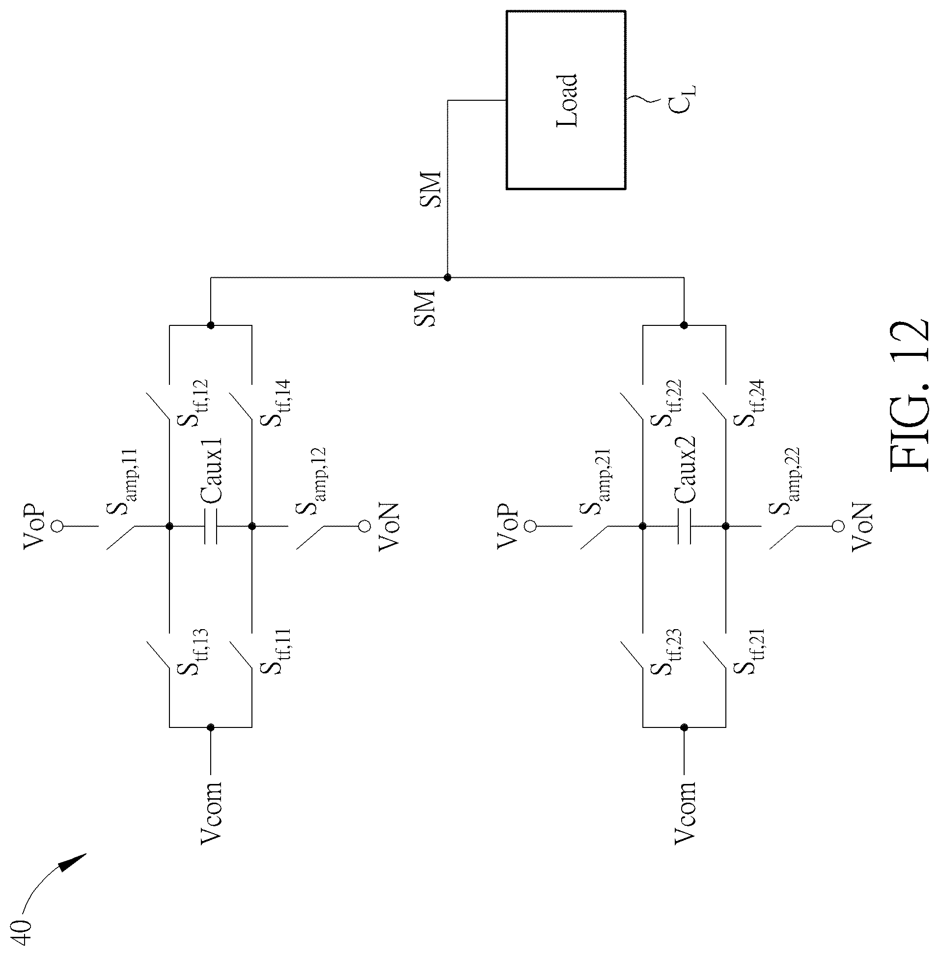 Patent US12107546 Figure 12 – Driving circuit producing DSB-SC modulation signal