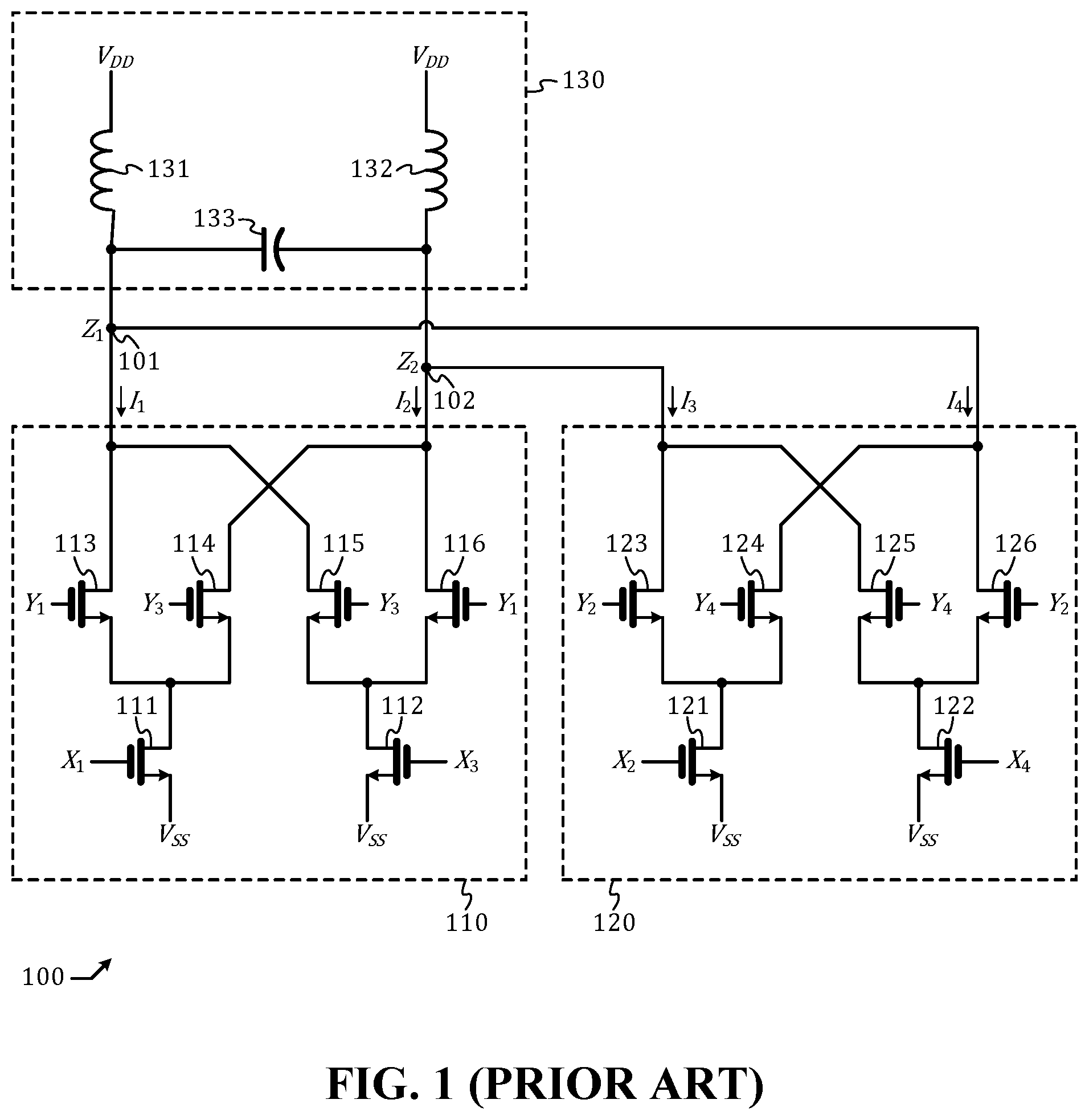 Patent US12107547 Figure 1 – Single sideband mixer